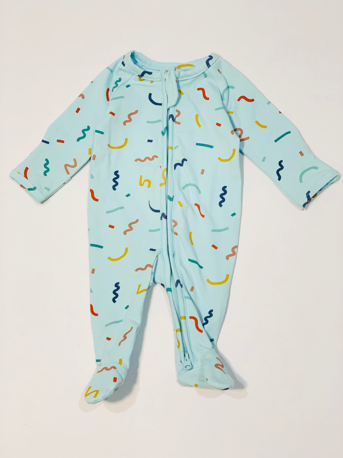 Squiggles zip onesie - Size 00000