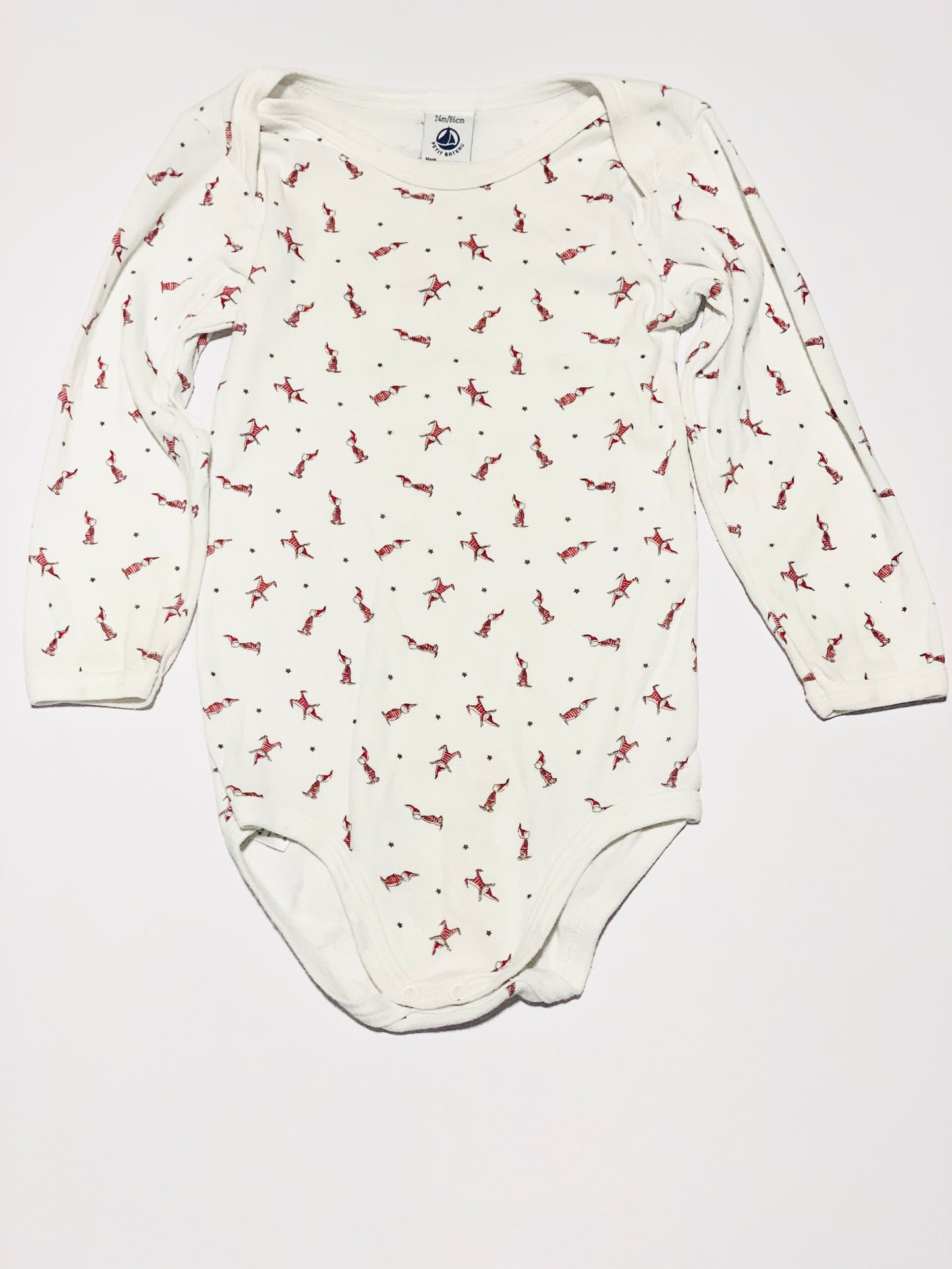 Red elf bodysuit - Size 24 months