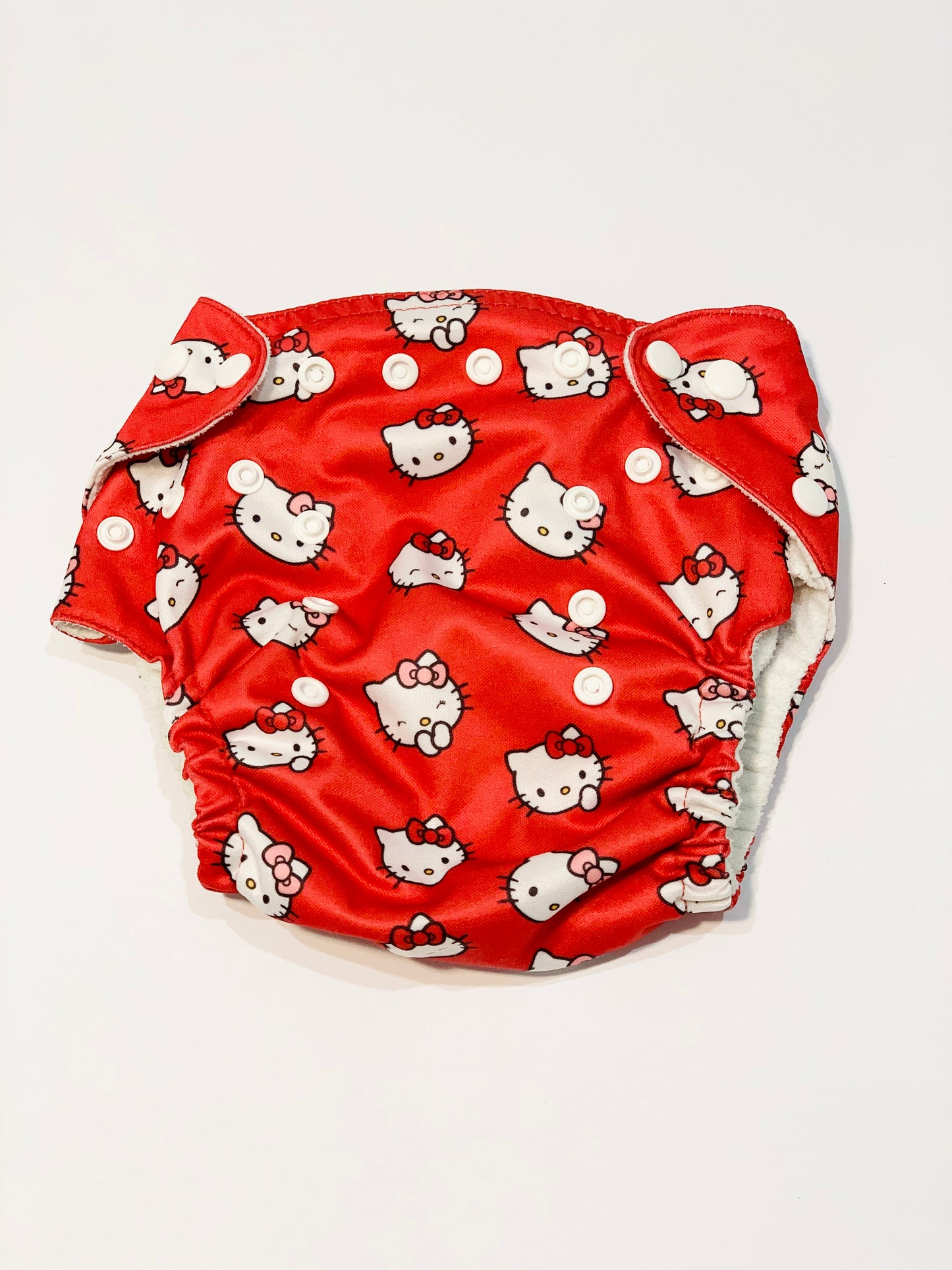 Modern cloth nappy cover - Hello Kitty