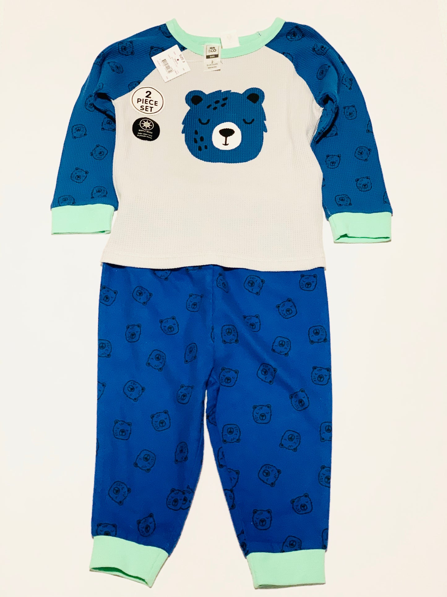 Bear pyjama set BNWT - Size 2