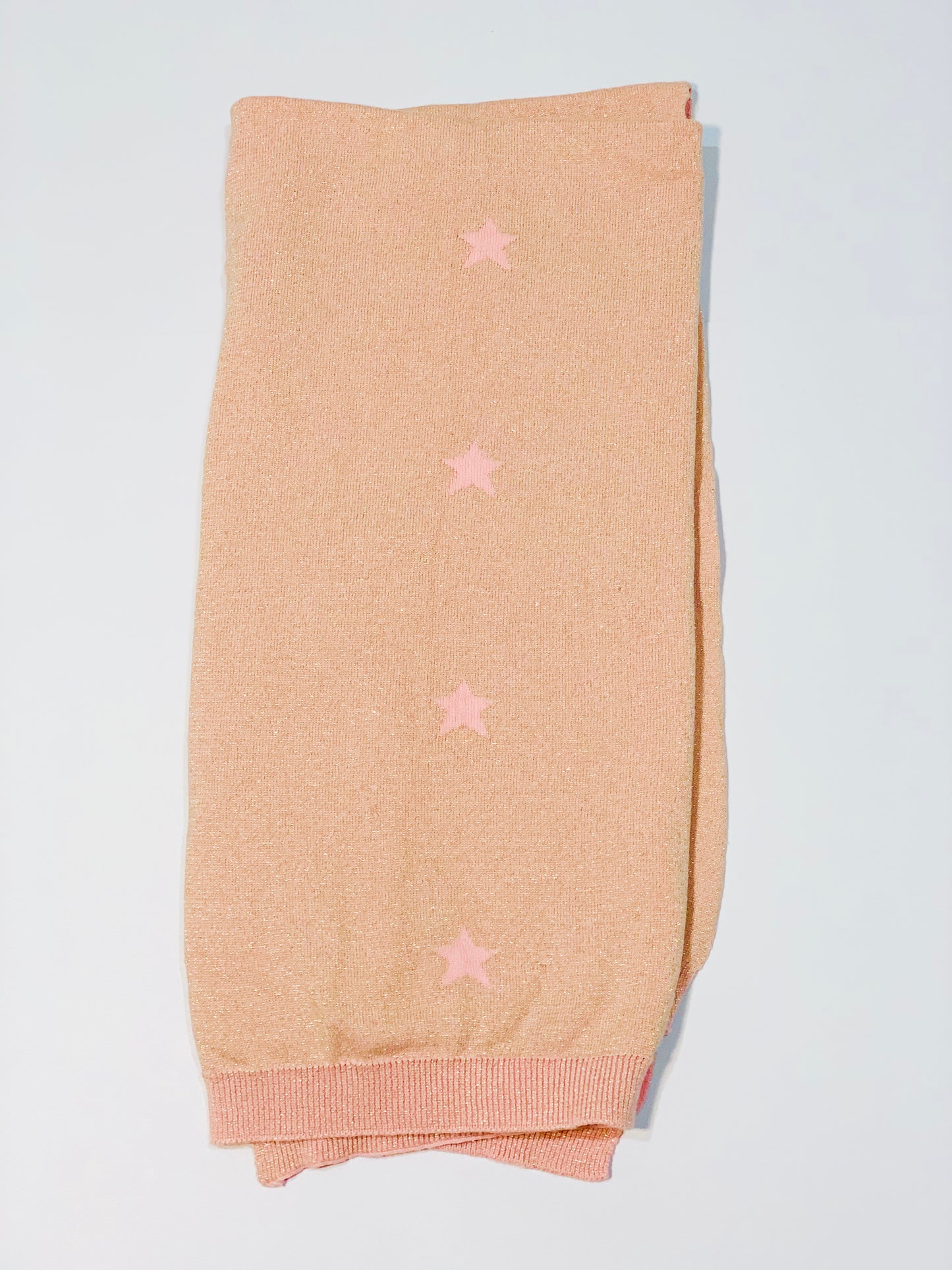 Pink sparkle pram blanket