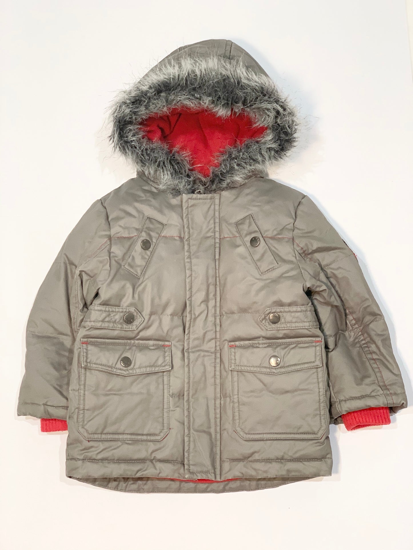 Grey puffer jacket - Size 2