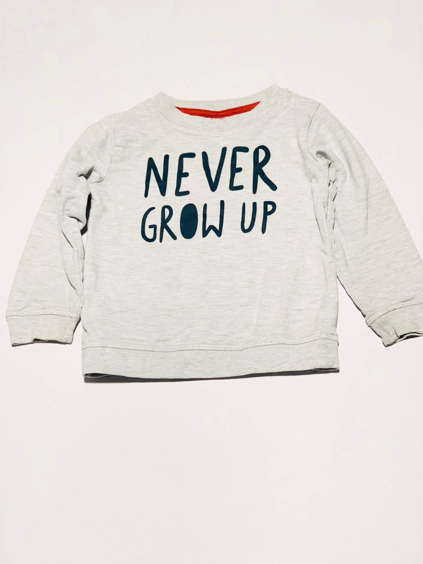 Never grow up sweater - Size 2