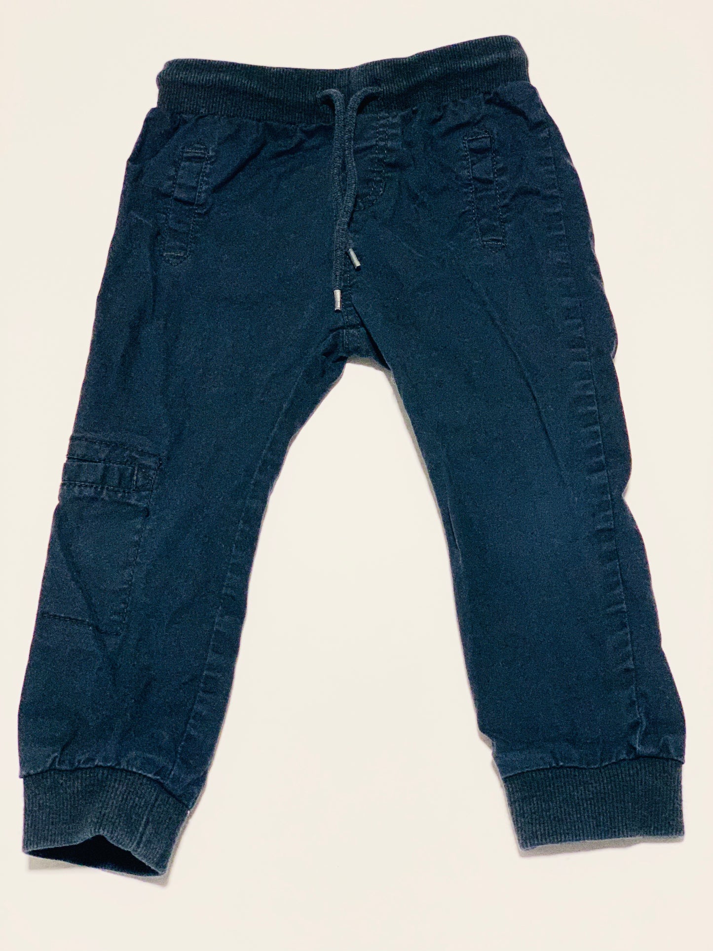 Navy cuff pants - Size 2