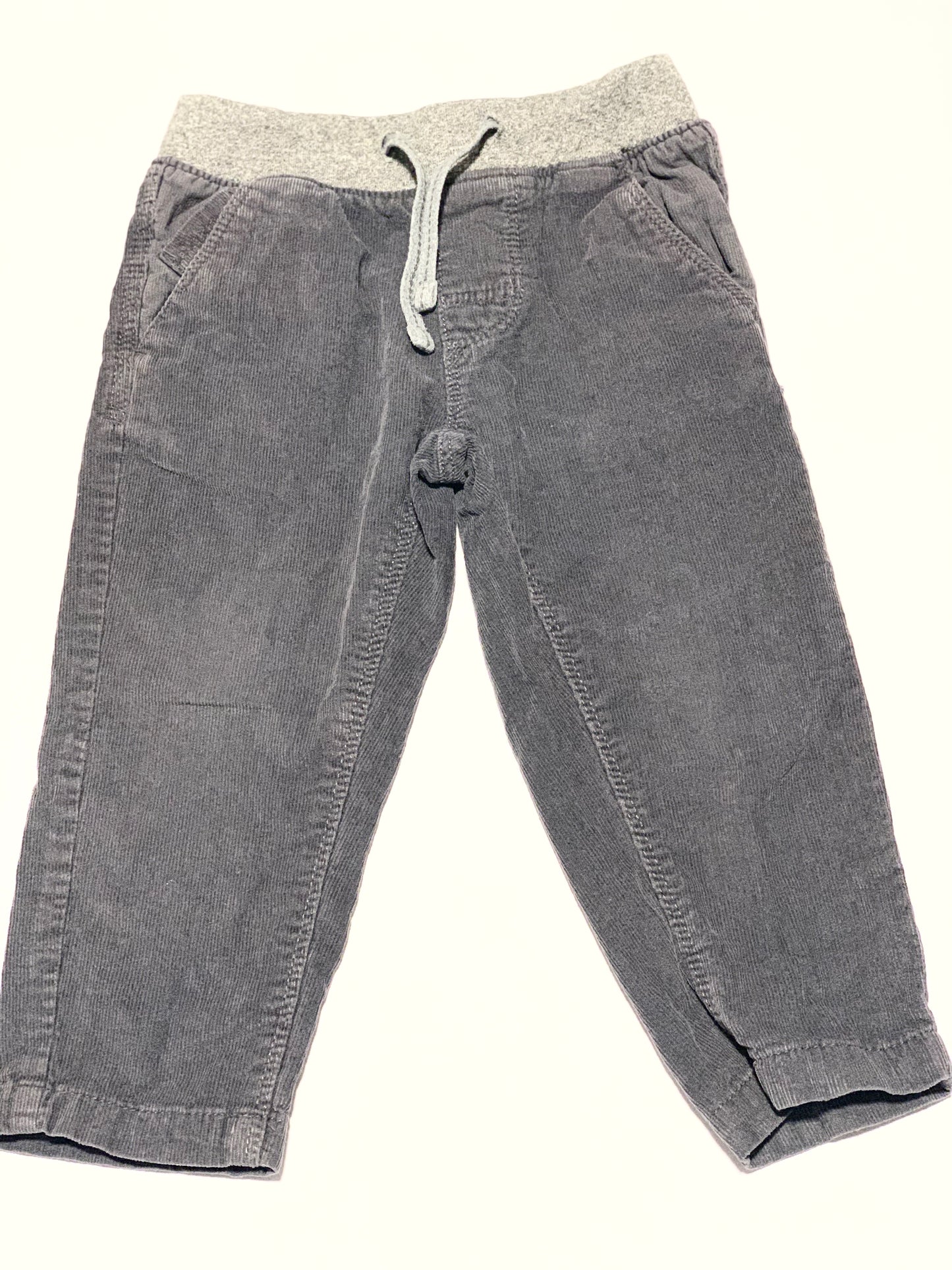 Grey corduroy pants - Size 2