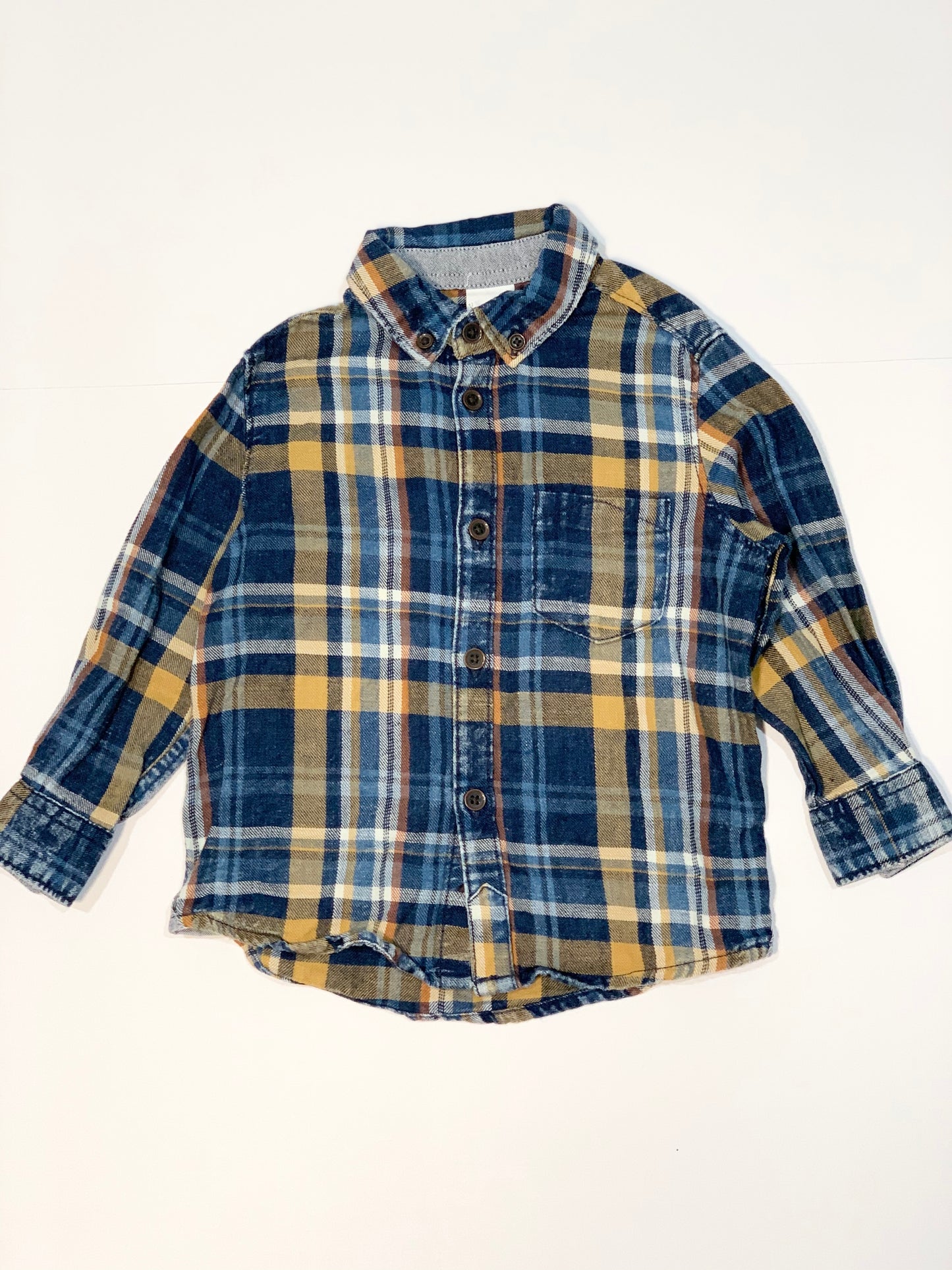 Check cotton shirt - Size 2