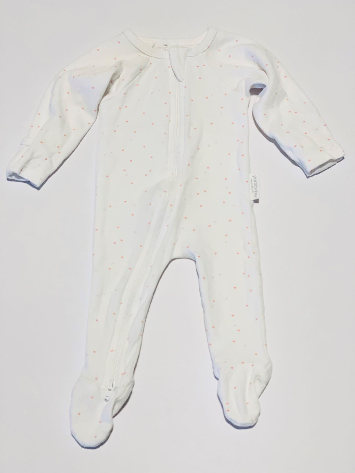 Pink dot onesie - Size 0000