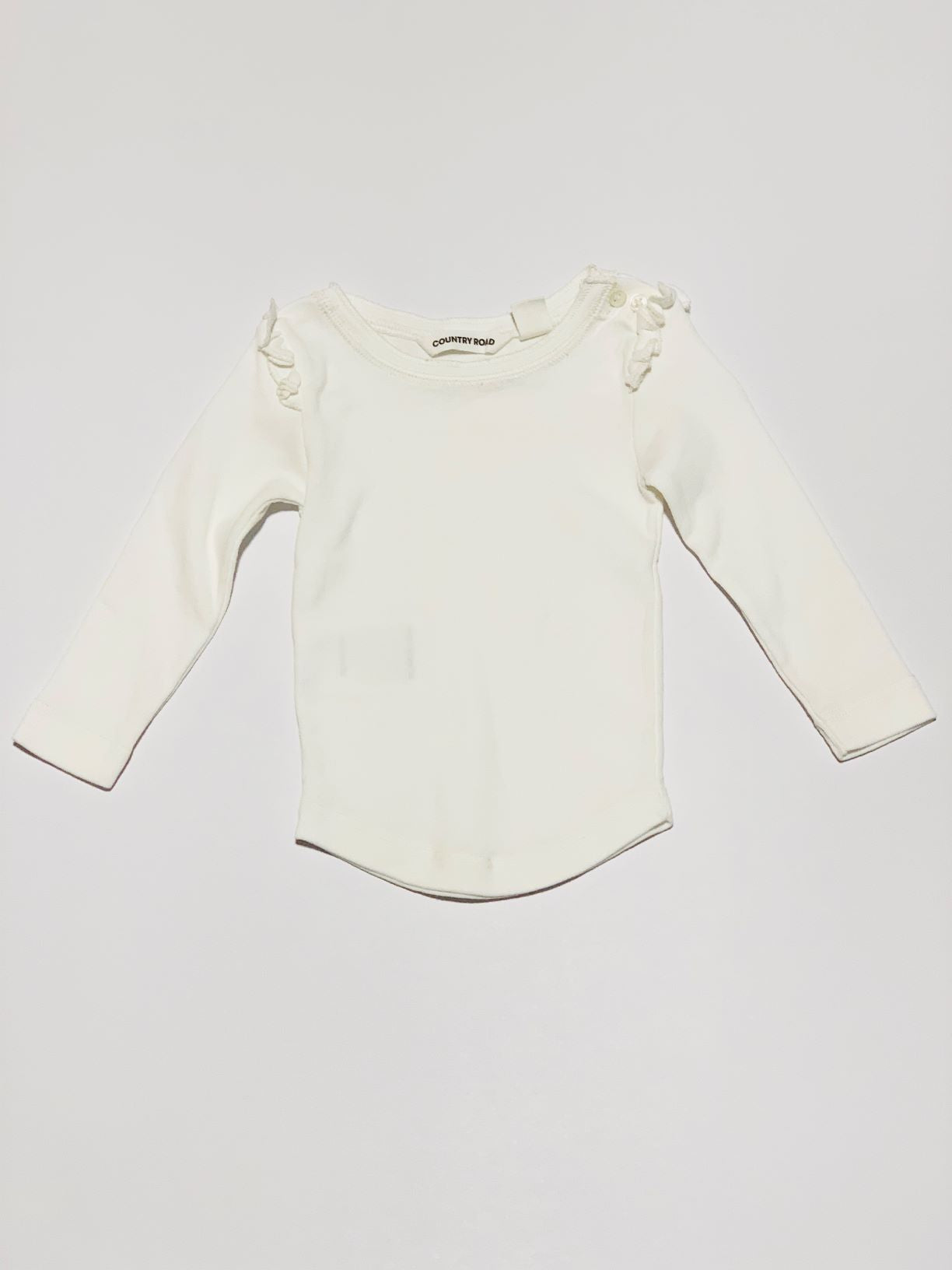 White frill top - Size 000