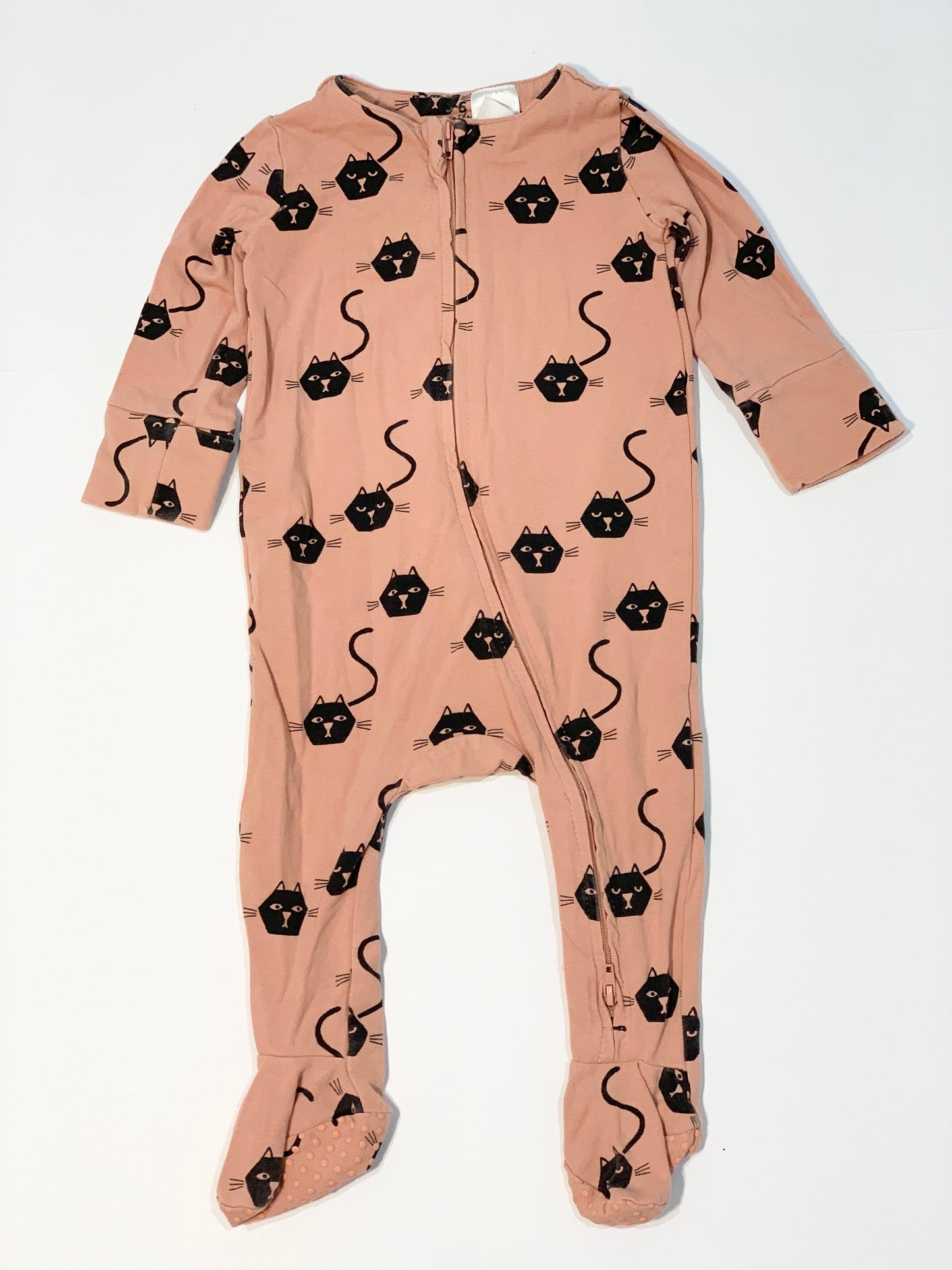 Cats zip onesie - Size 00