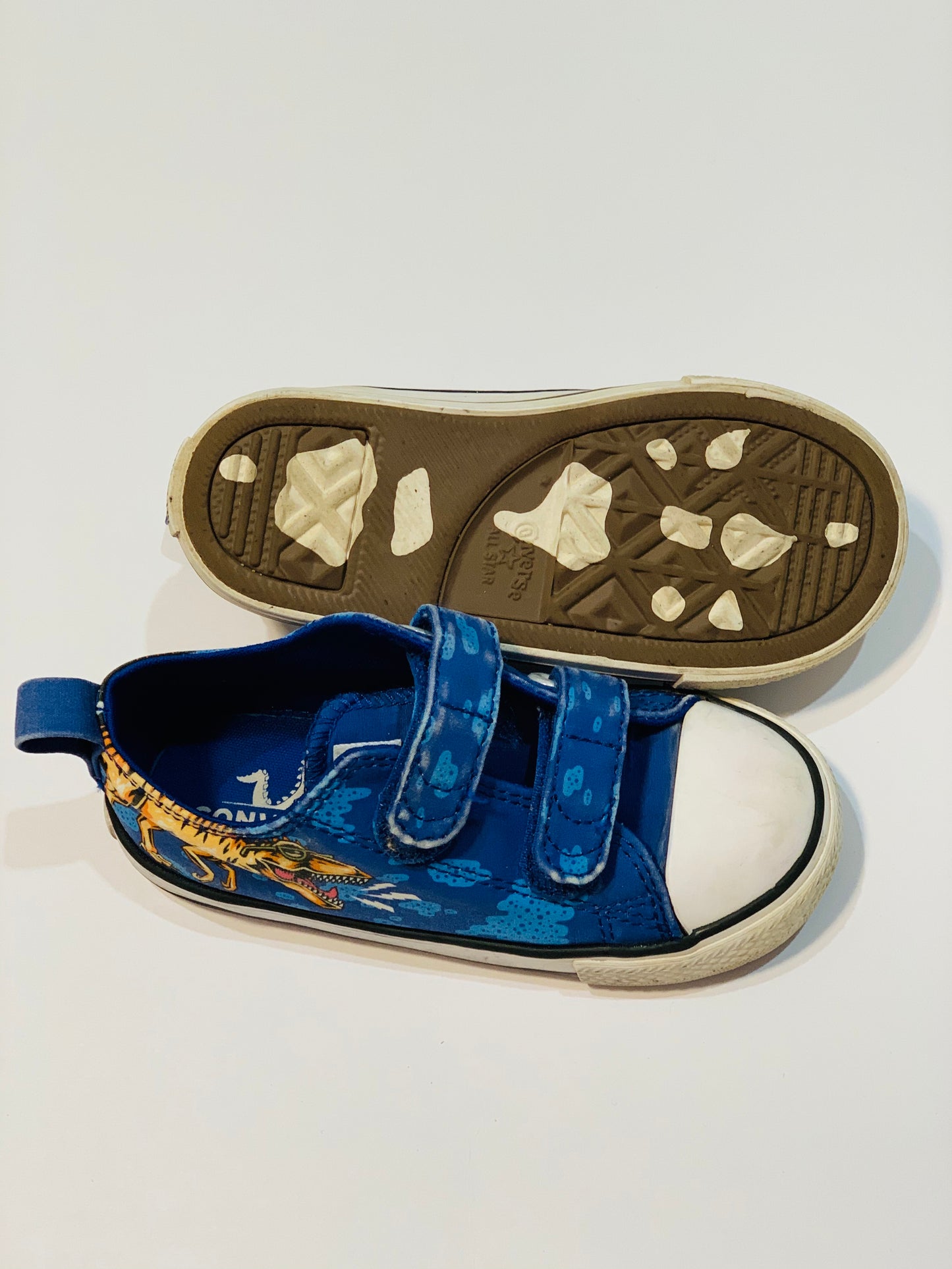 Dinosaur Chuck Taylors - Size US9 / EU25