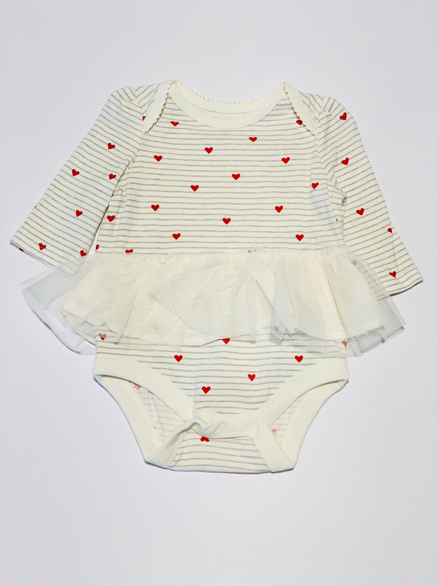 Red heart tutu bodysuit - Size 000