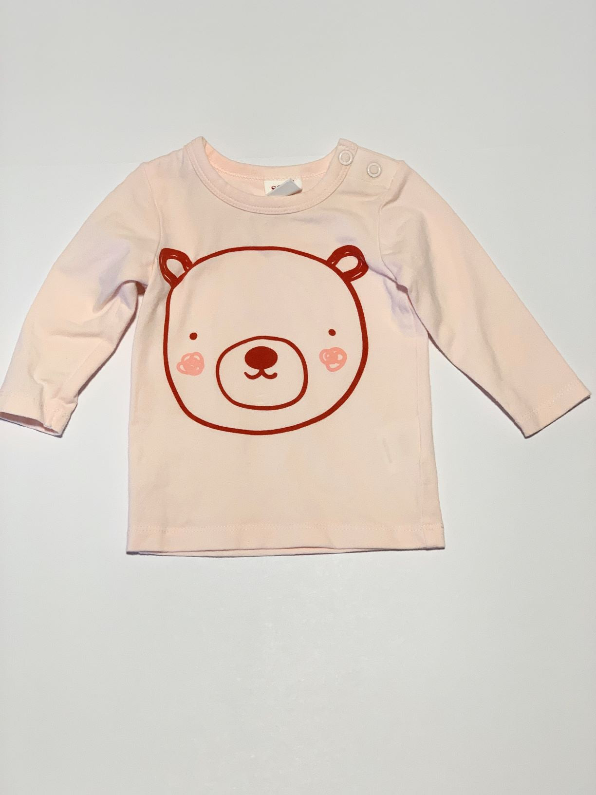 Pink bear top - Size 000