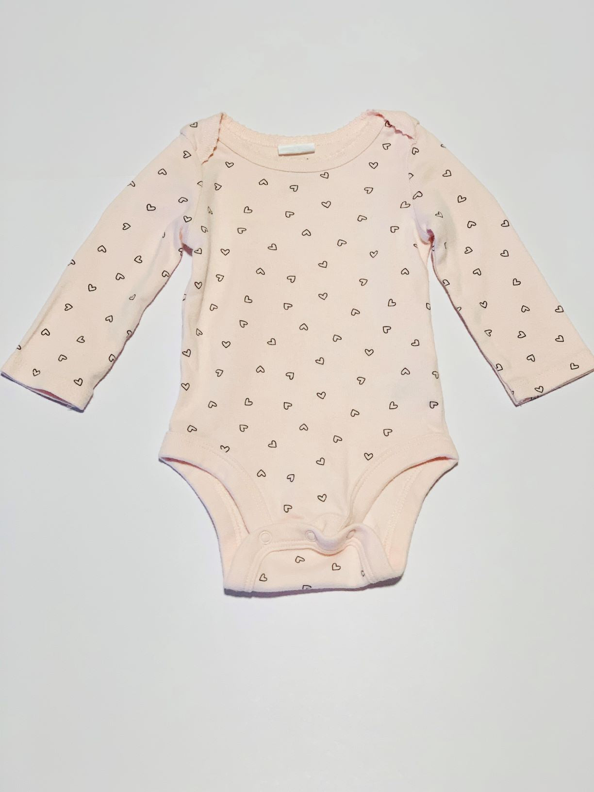 Pink hearts bodysuit - Size 000
