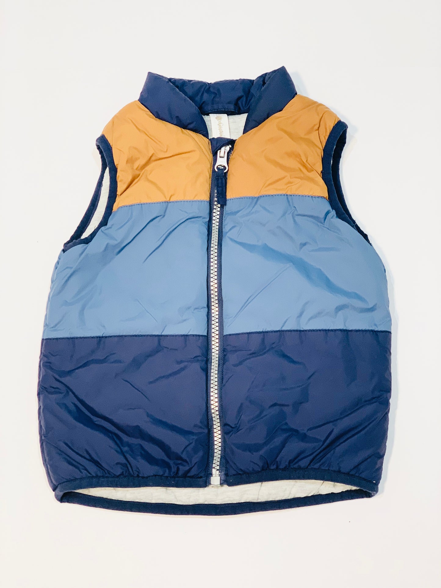Block colour puffer vest - Size 1