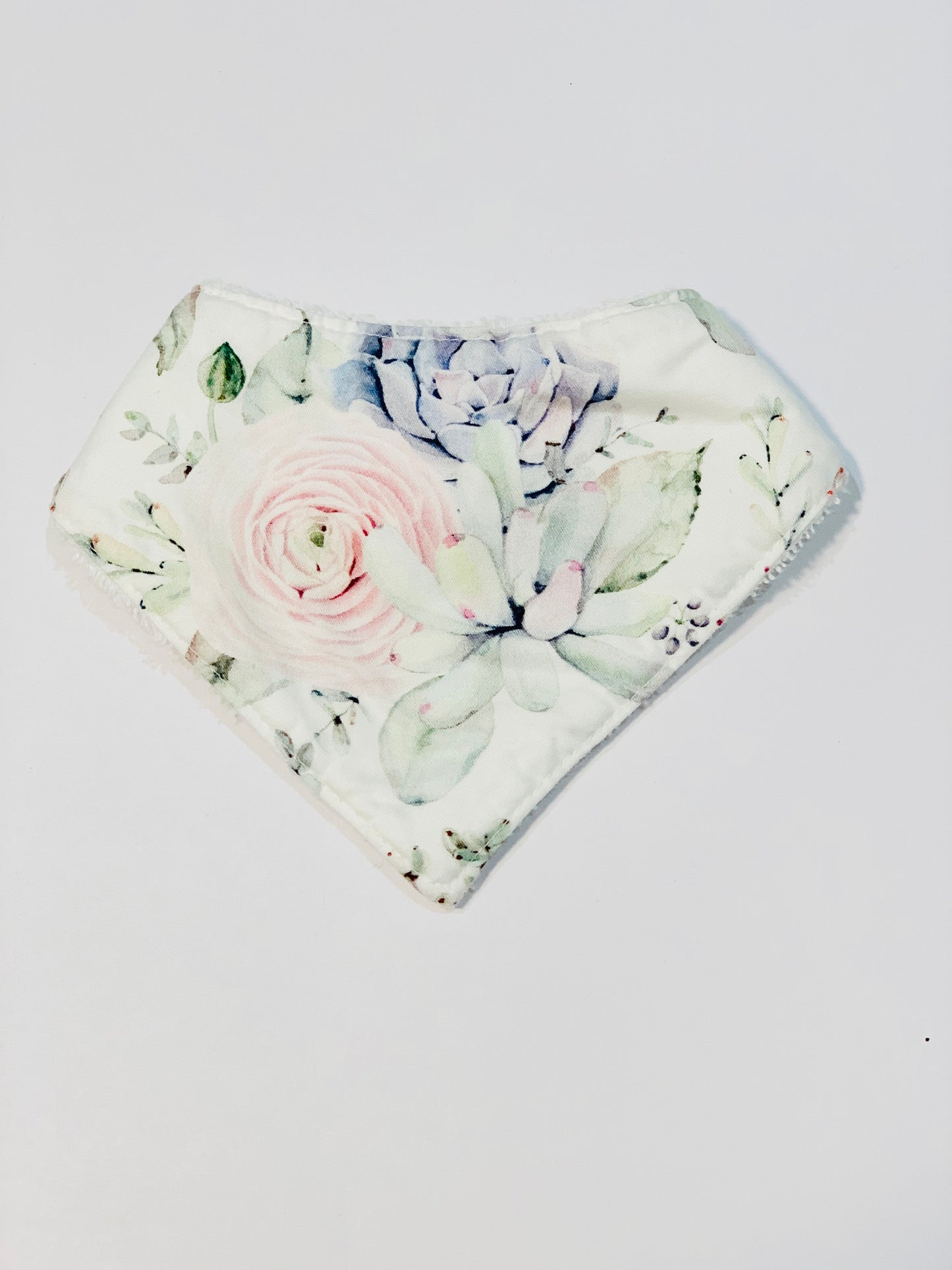 Floral dribble bib - One size