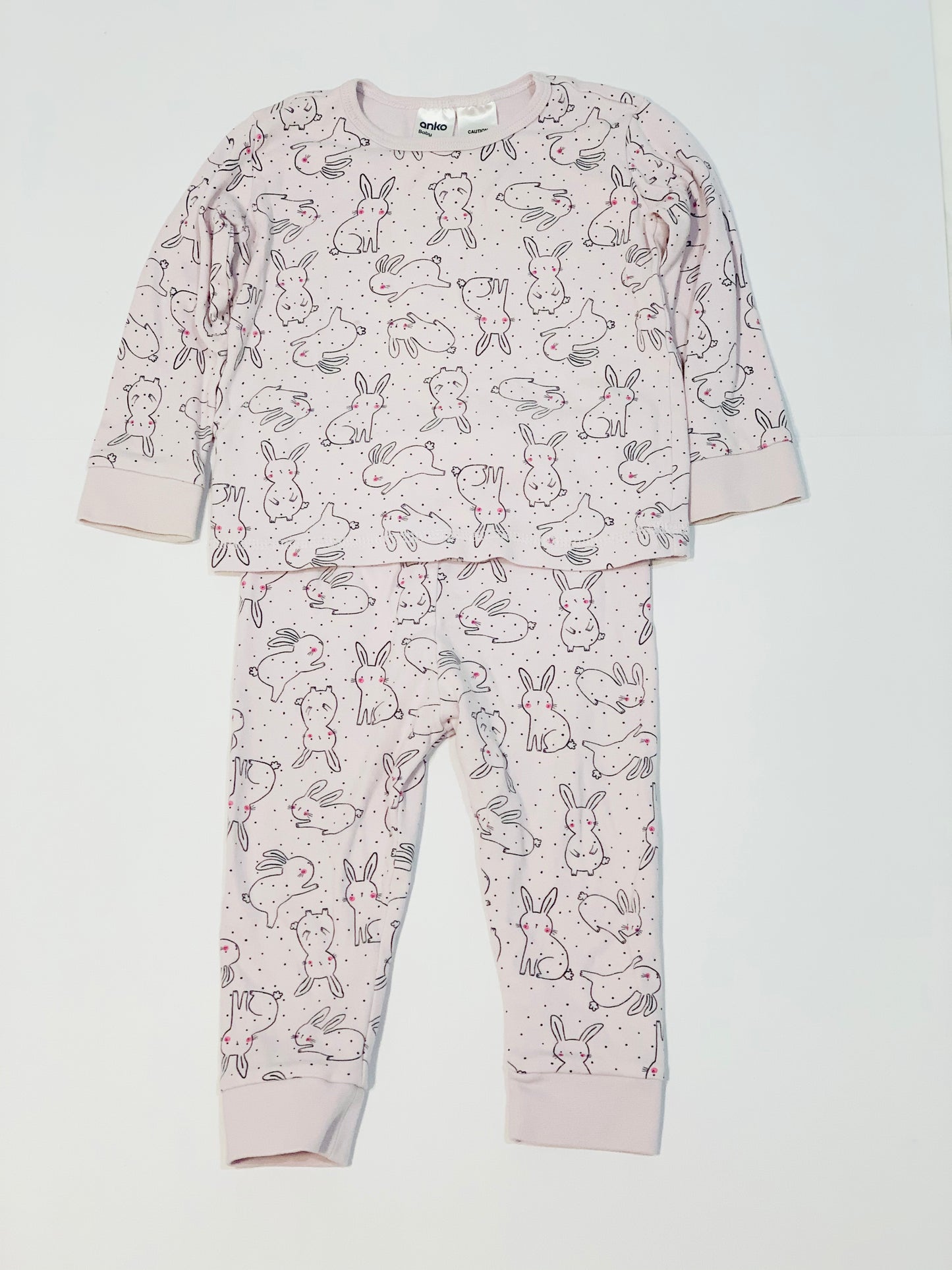 Bunny pyjamas - Size 2