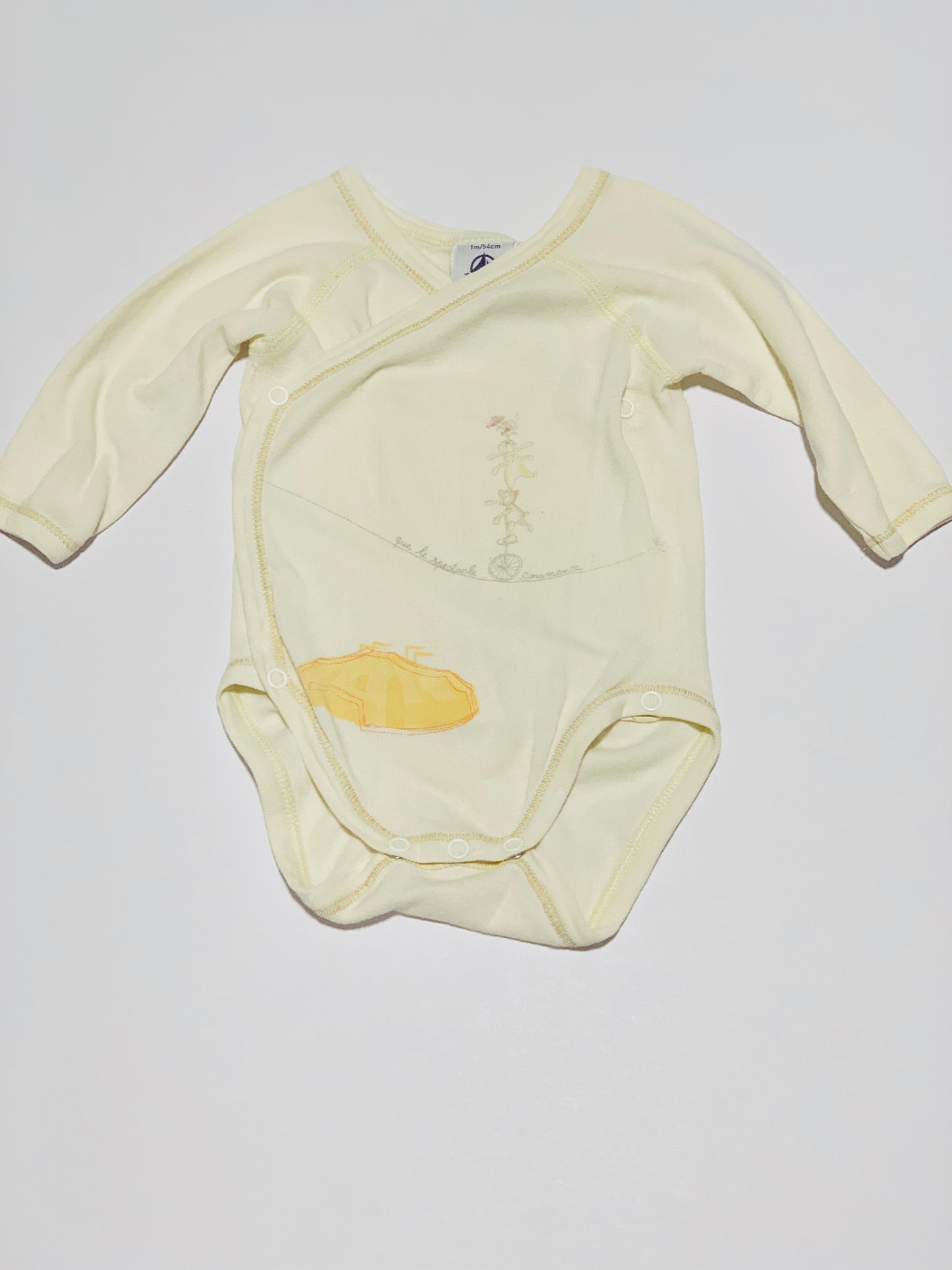Balancing bunny bodysuit - Size 1 month