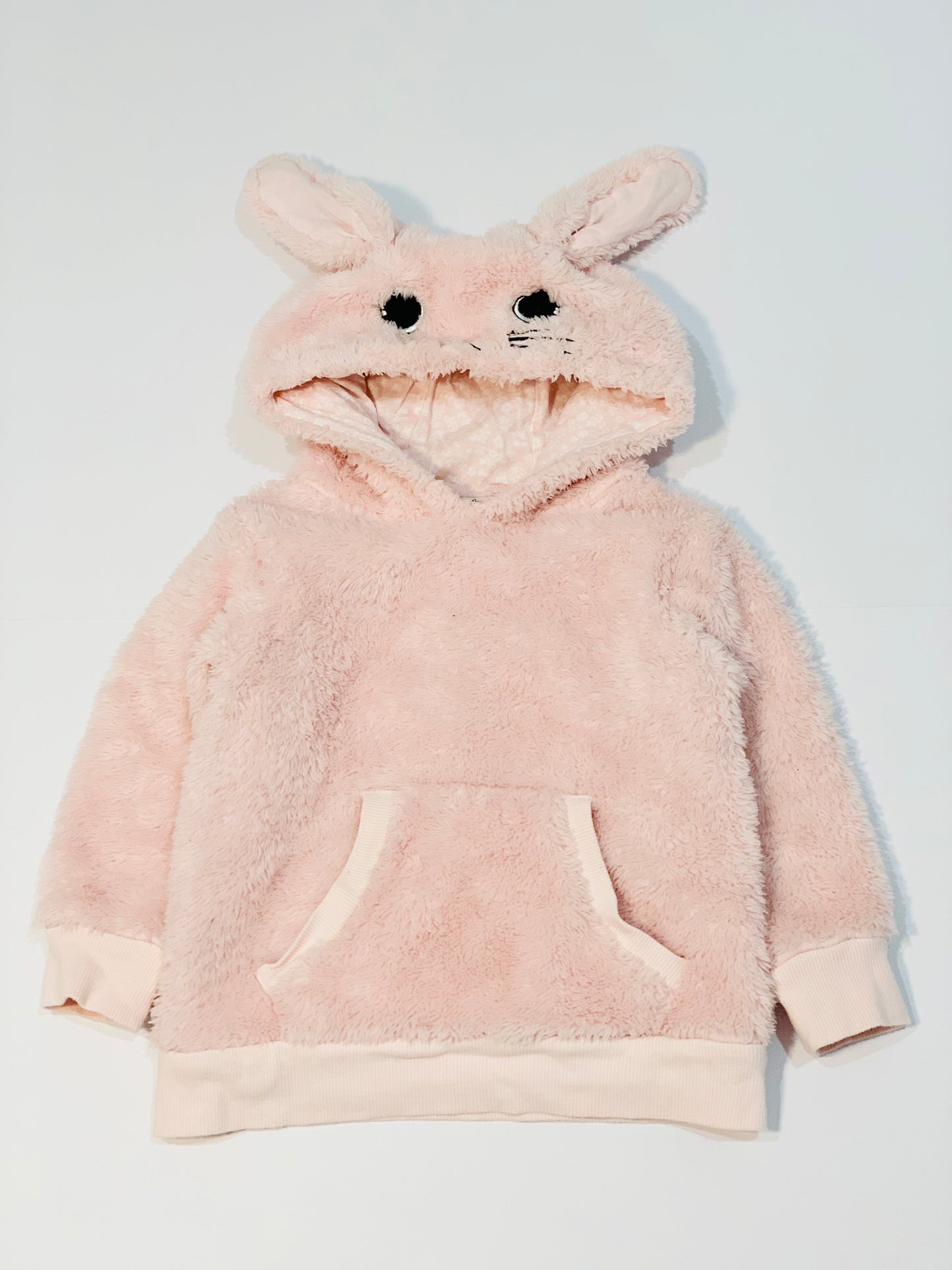Fleece bunny hoodie - Size 2