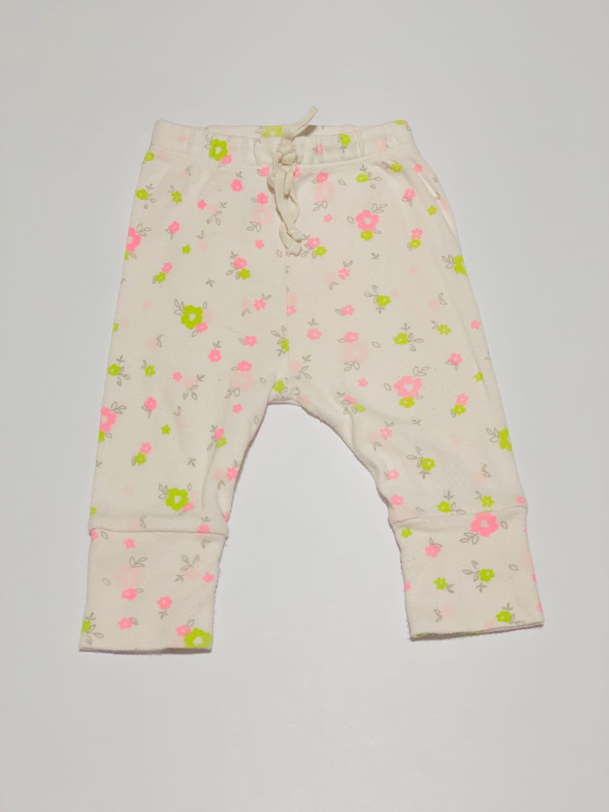 Pink floral pants - Size 000