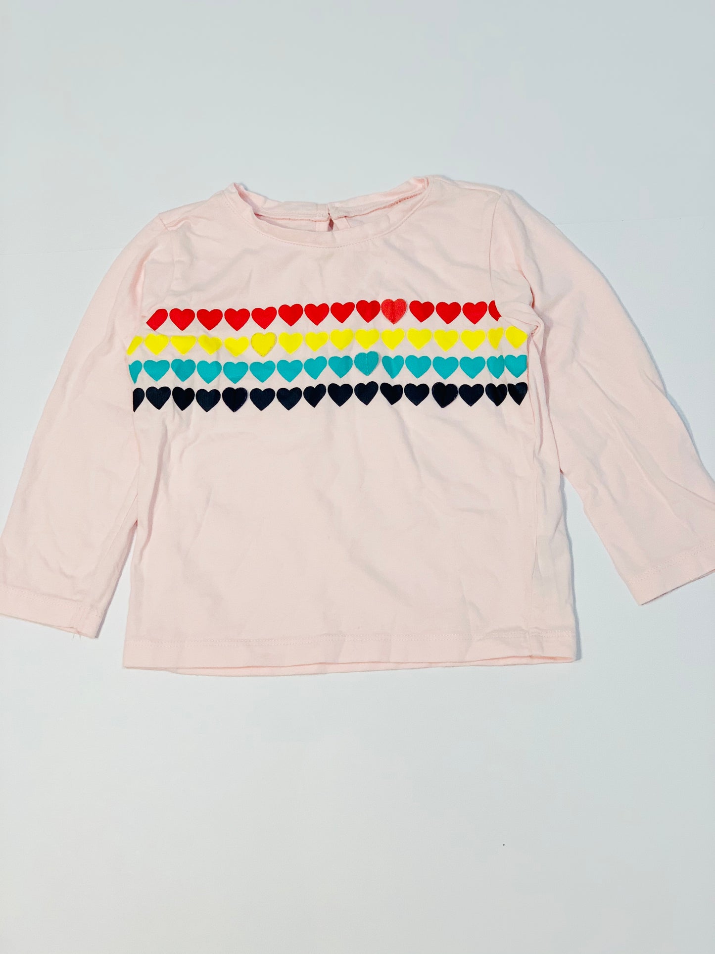 Pink hearts top - Size 2