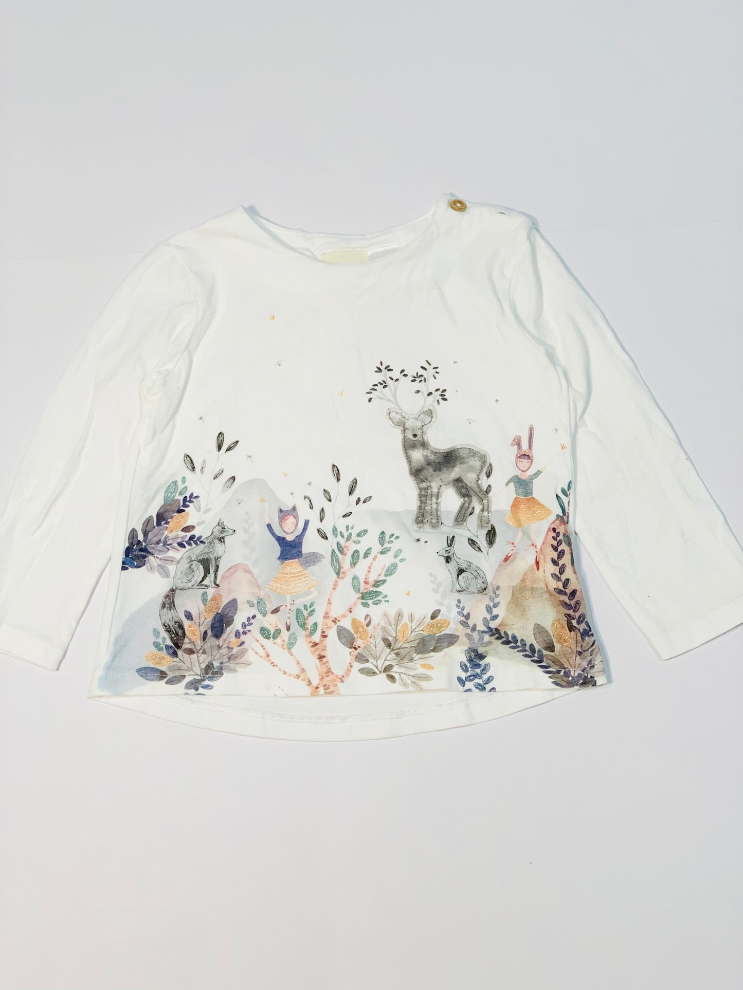 Woodlands glitter top - Size 2-3