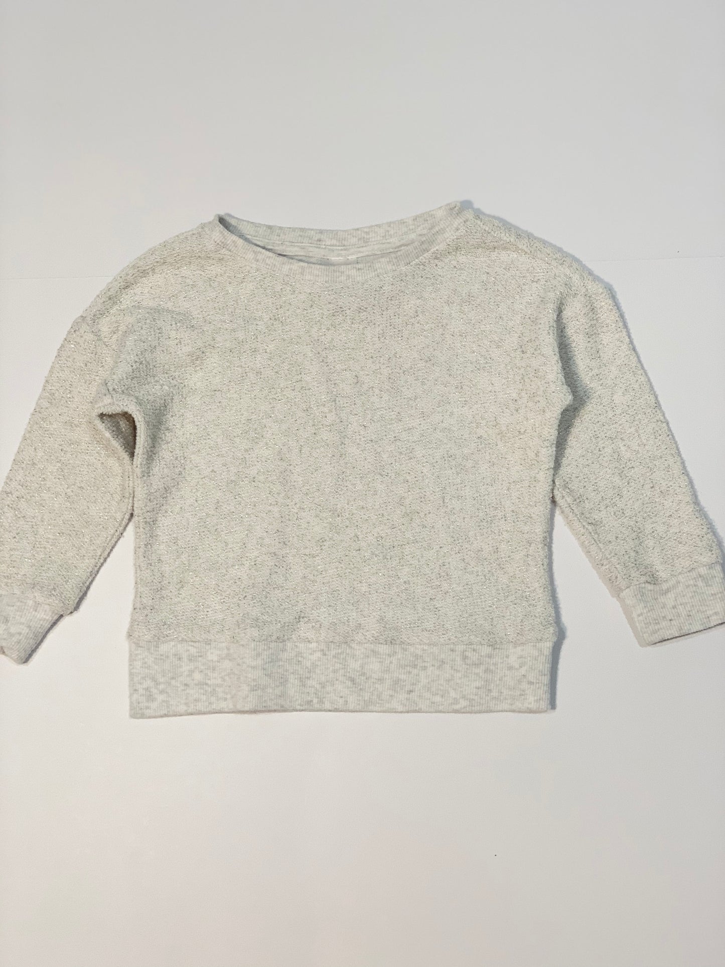 Silver sparkle sweater - Size 2