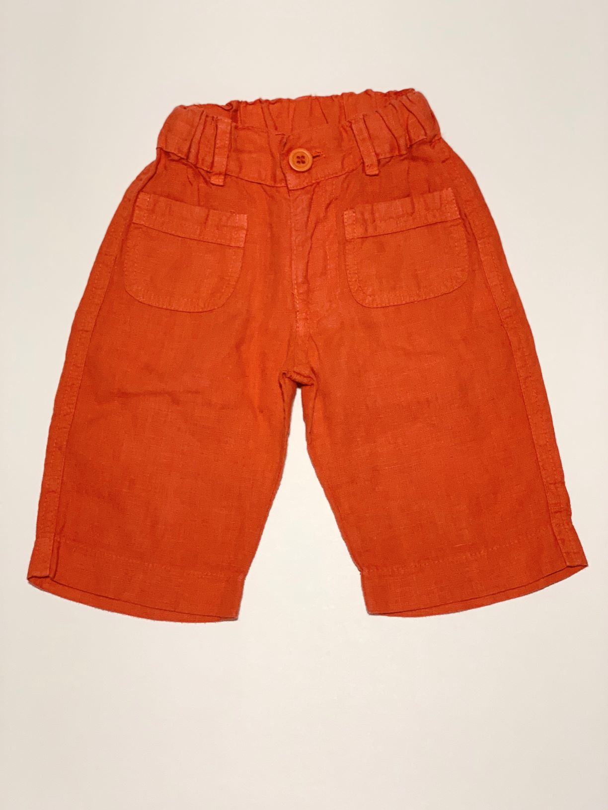 Red linen pants - Size 000