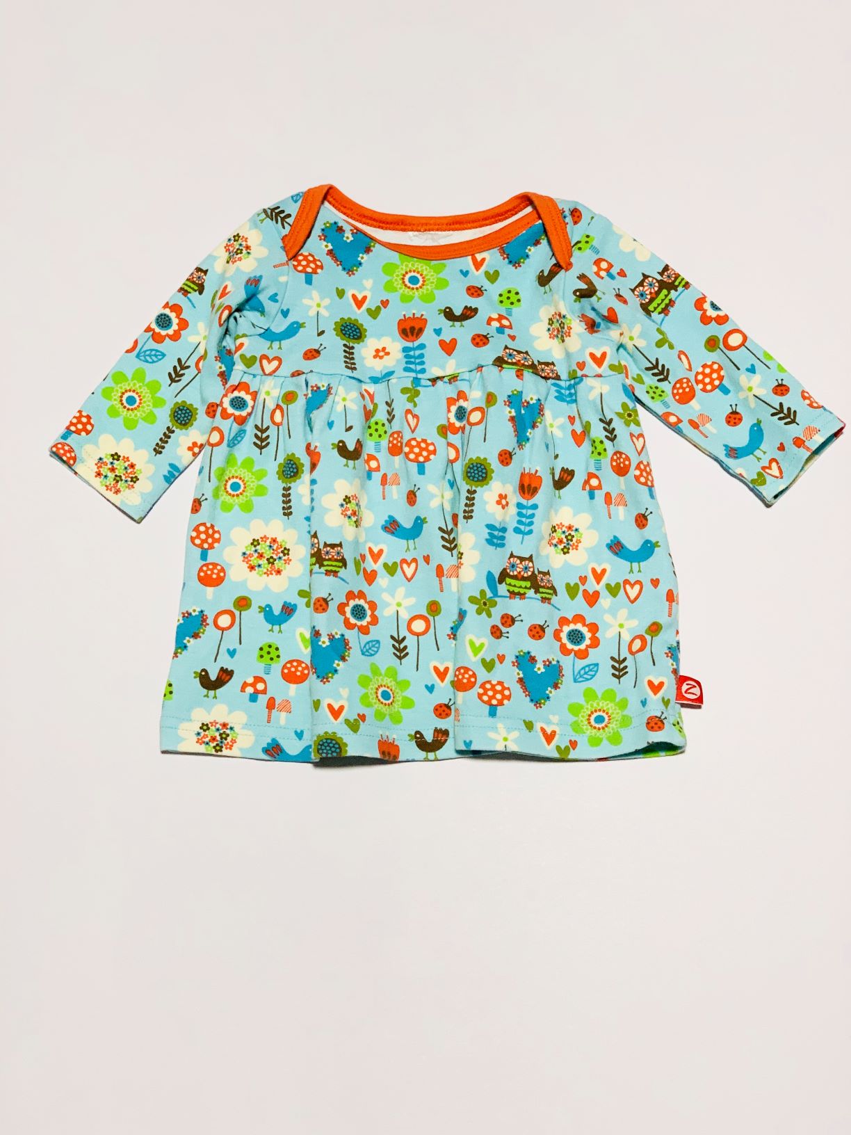 Blue garden theme dress - Size 000