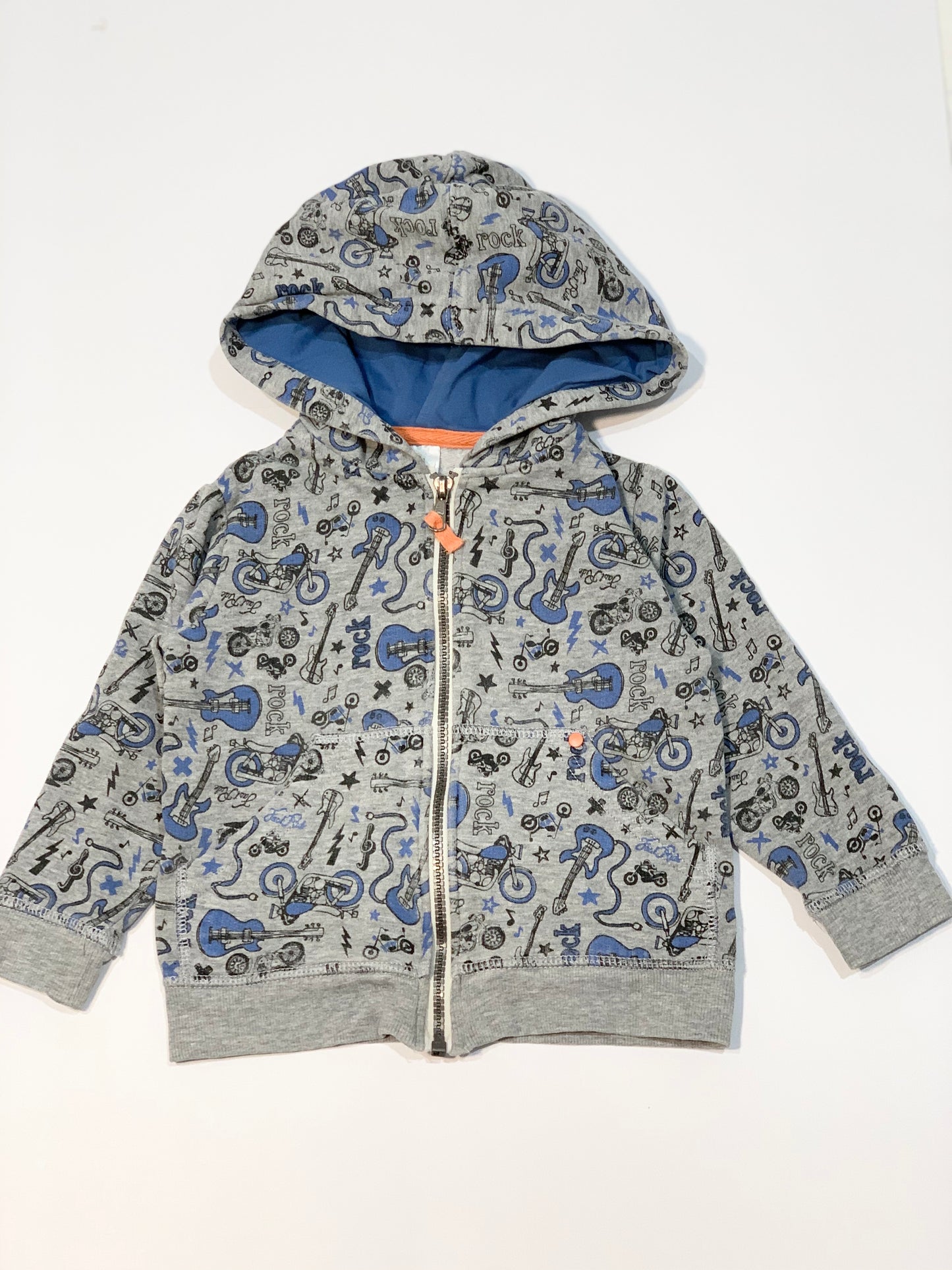 Guitars zip hoodie - Size 2