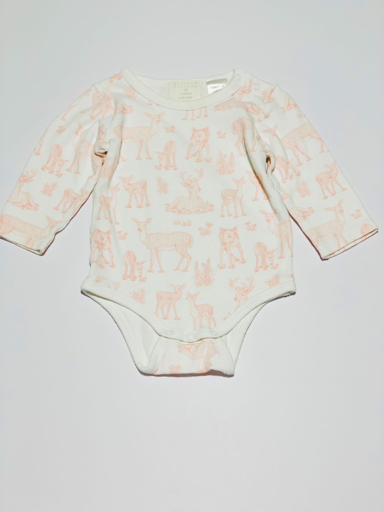 Pink deer bodysuit - Size 00