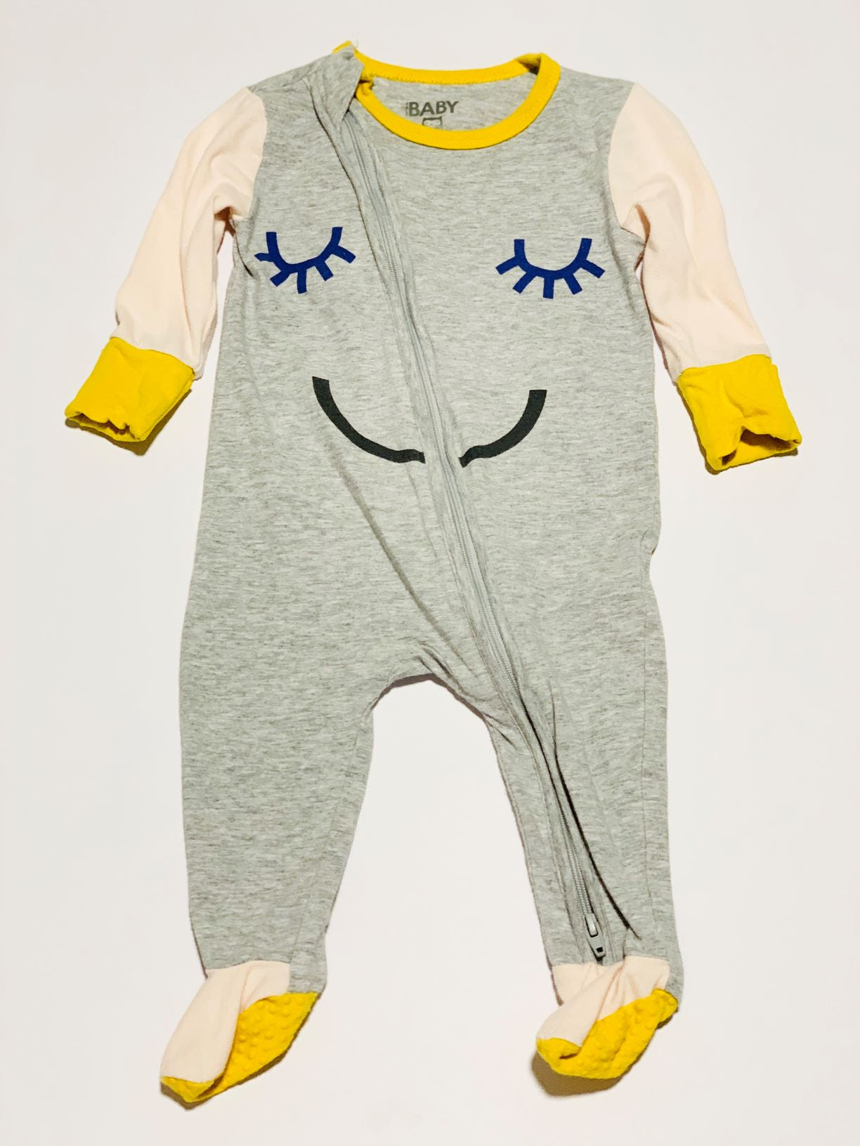 Grey smile onesie - Size 00