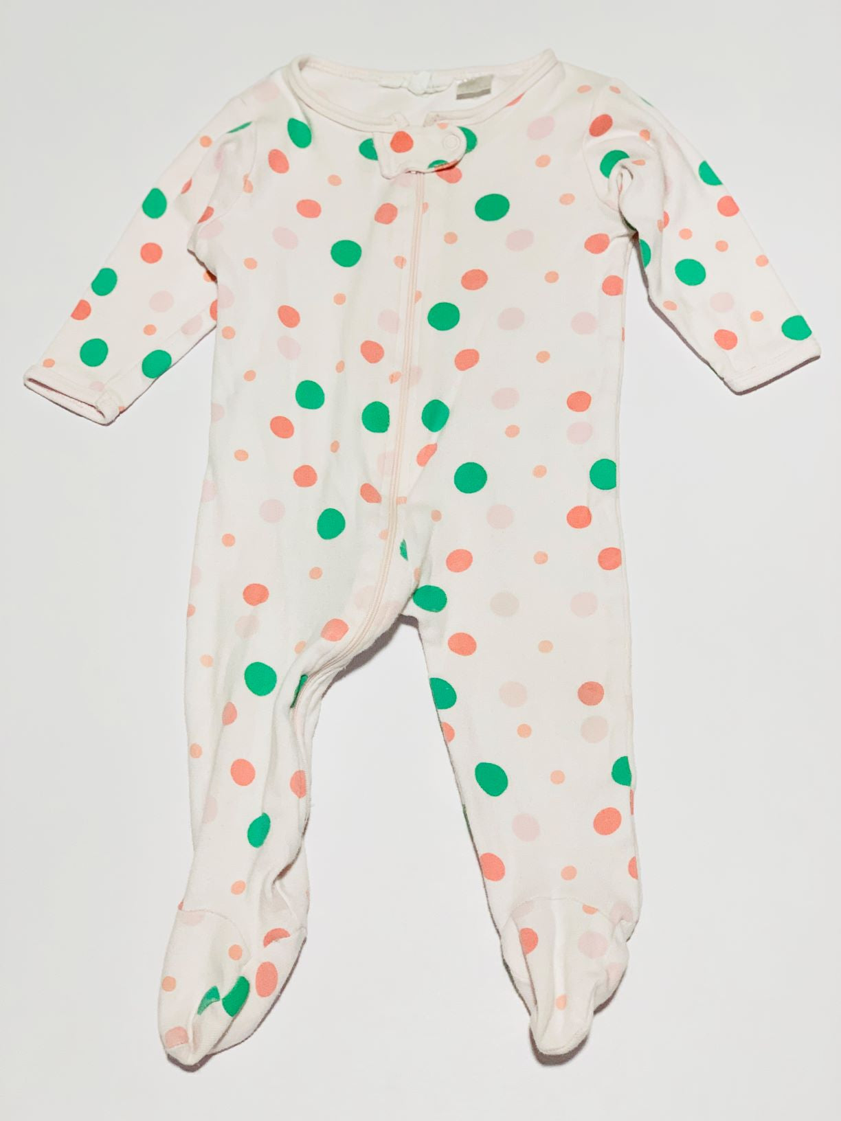 Spot zip onesie - Size 00