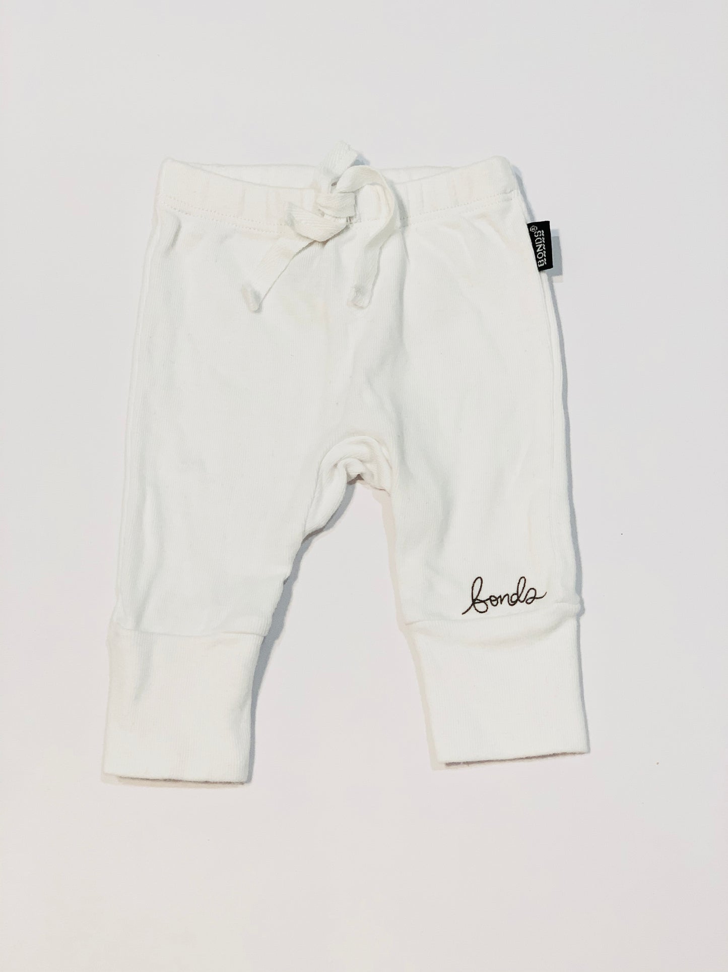 White ribbed pants - Size 0000