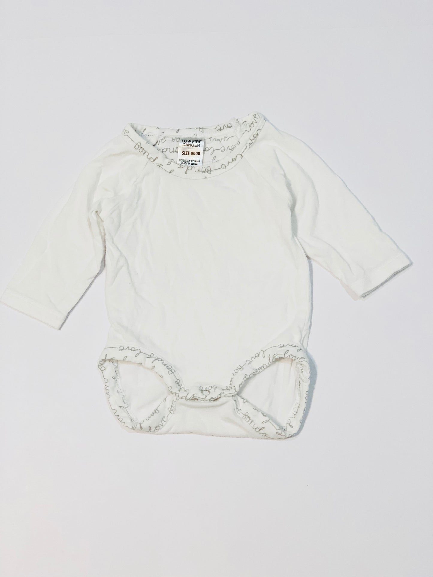 White bodysuit - Size 0000