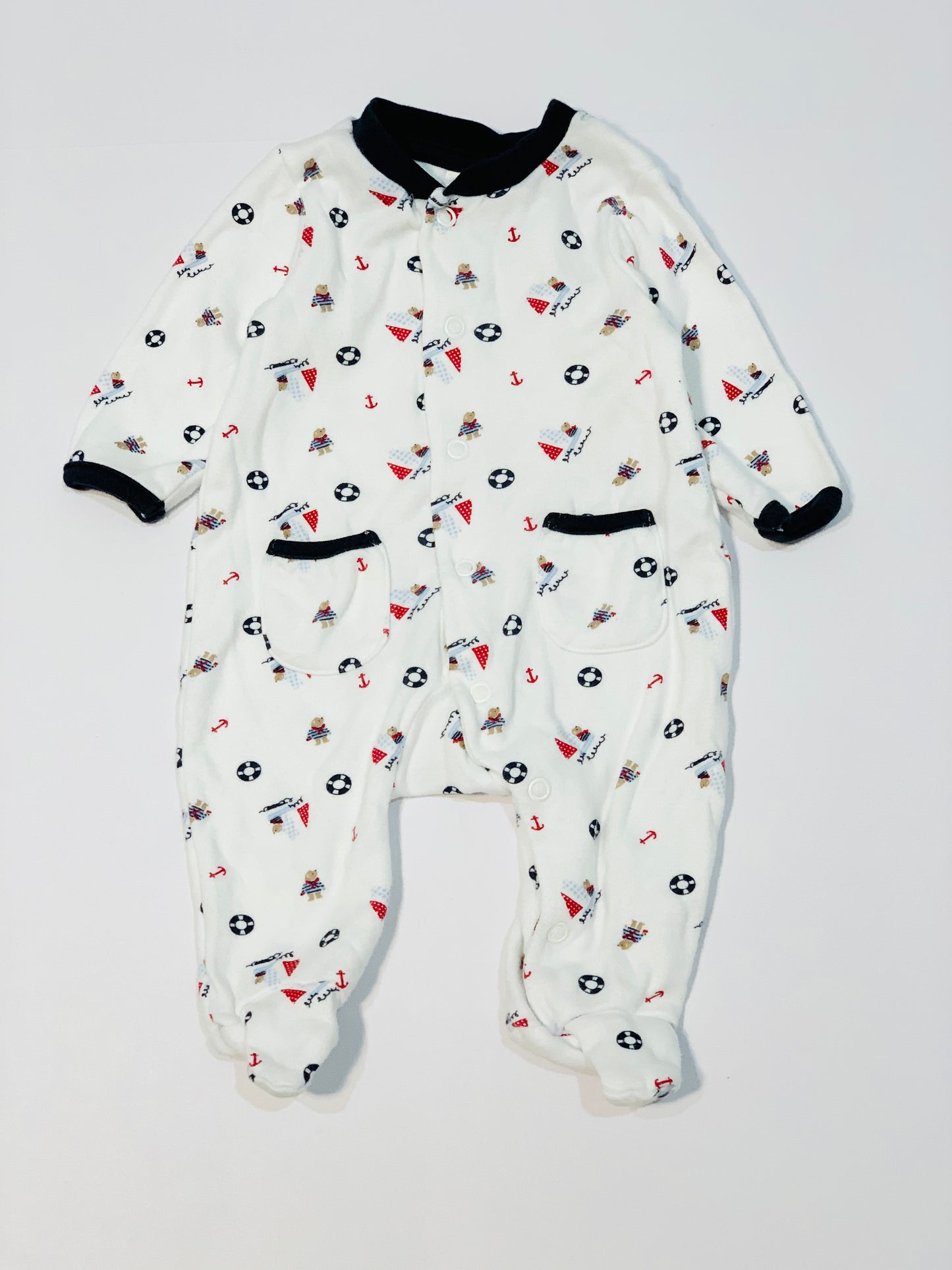 Sailing bears onesie - Size 0000