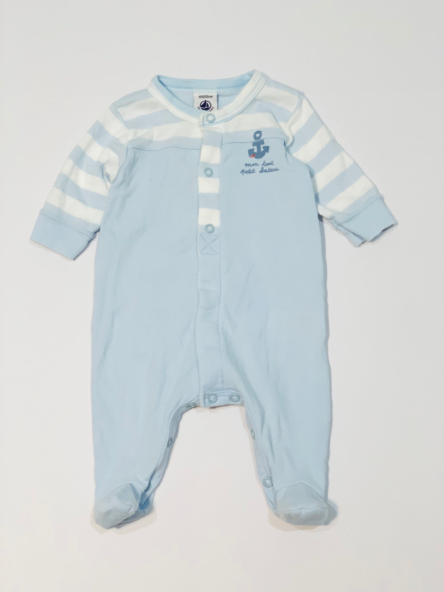 Blue anchor onesie - Size 0000