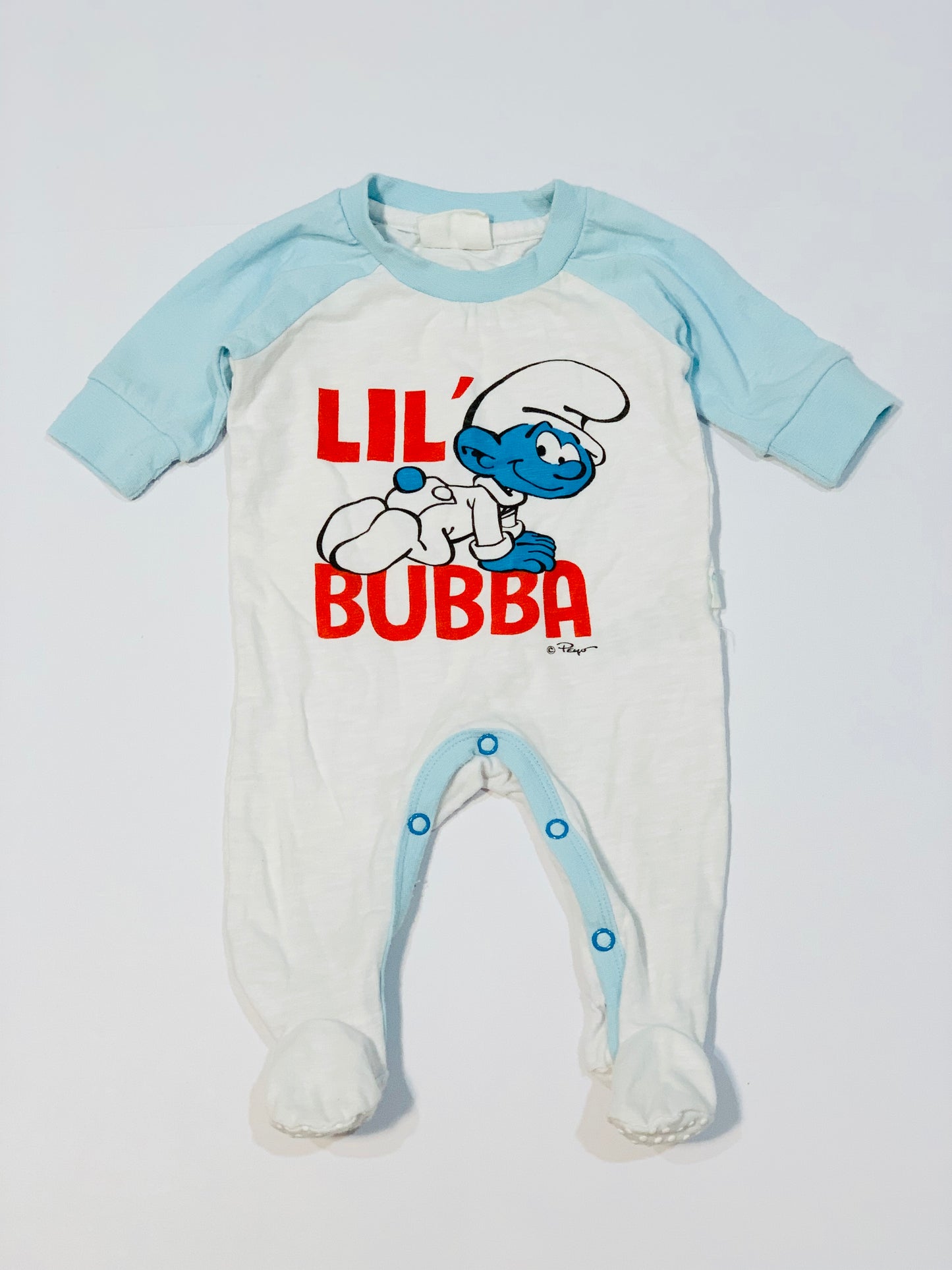 Smurf onesie - Size 0000