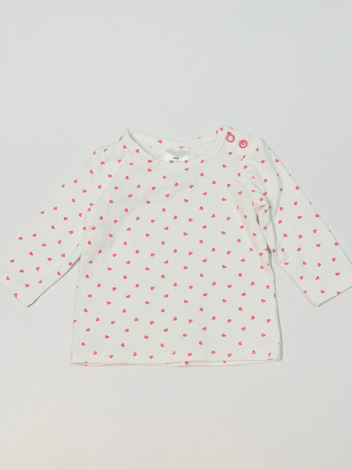 Pink hearts top - Size 0000