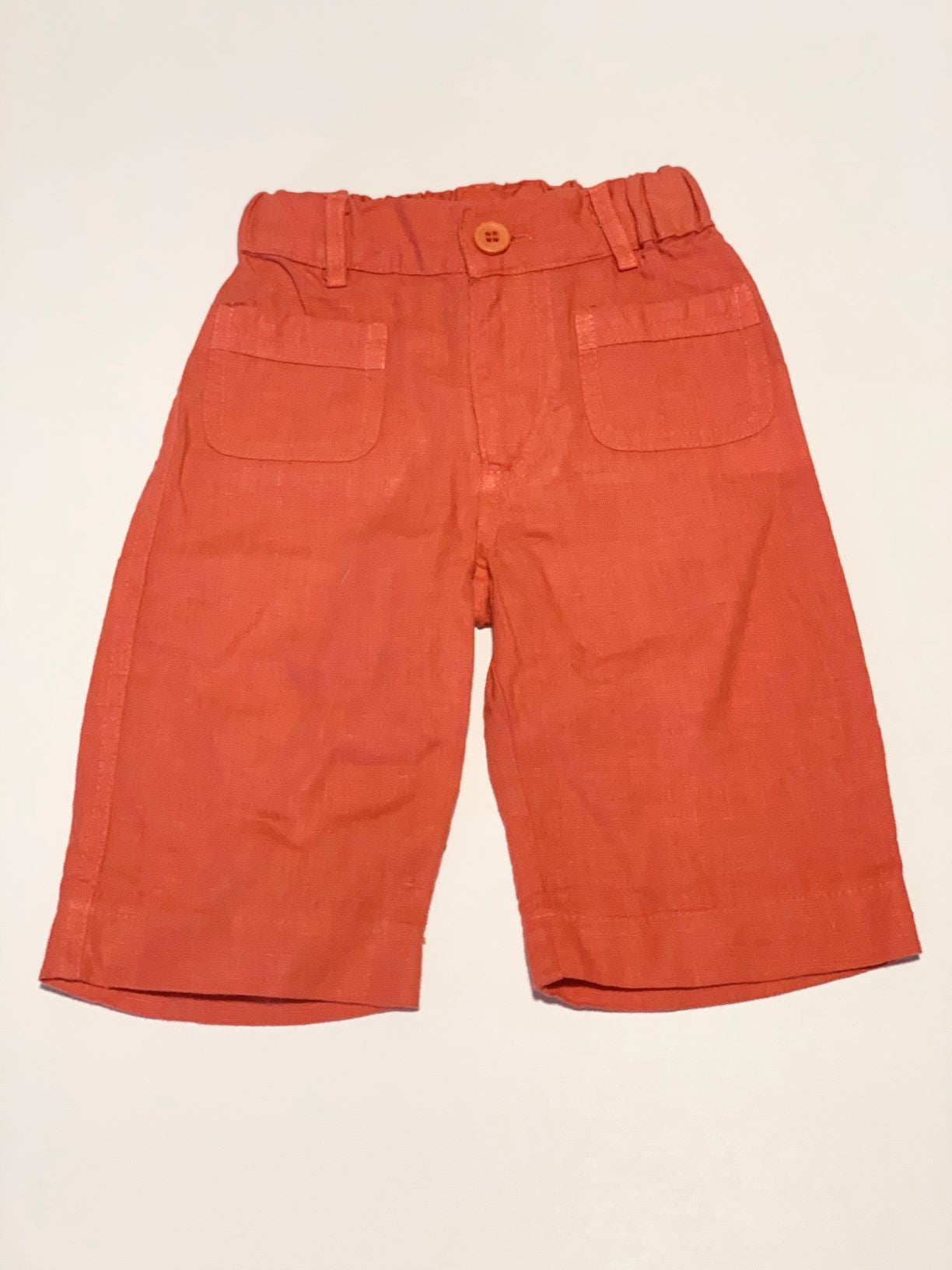 Red linen pants - Size 00