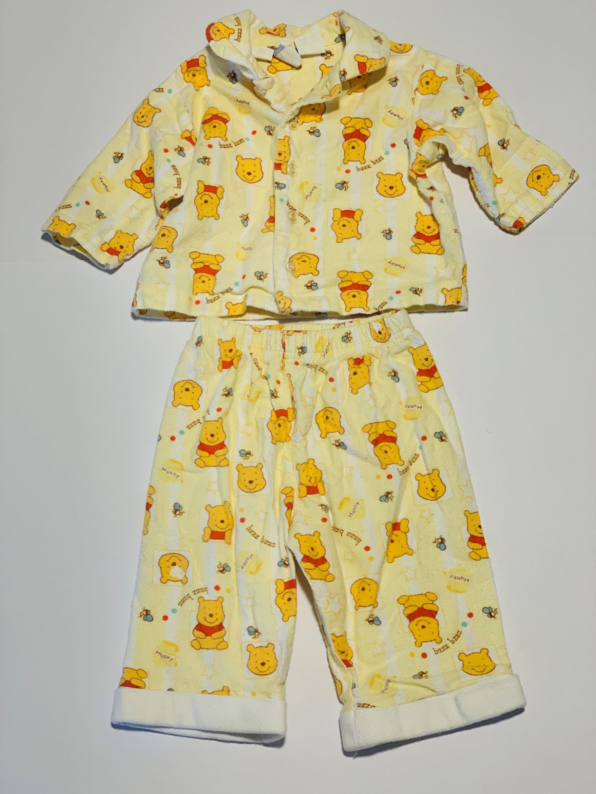 Winnie the Pooh flannelette pyjamas - Size 00