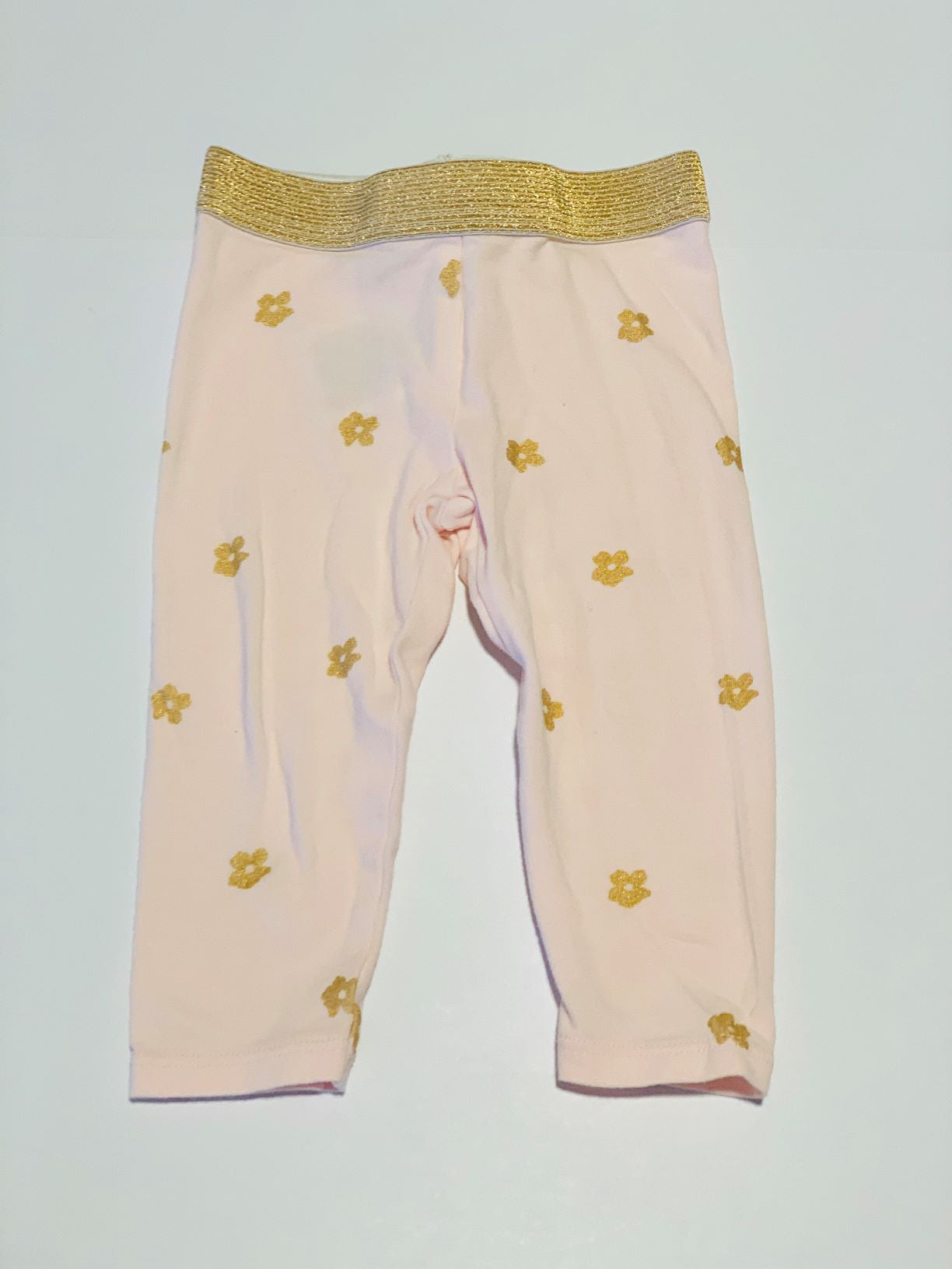 Gold flower leggings - Size 00
