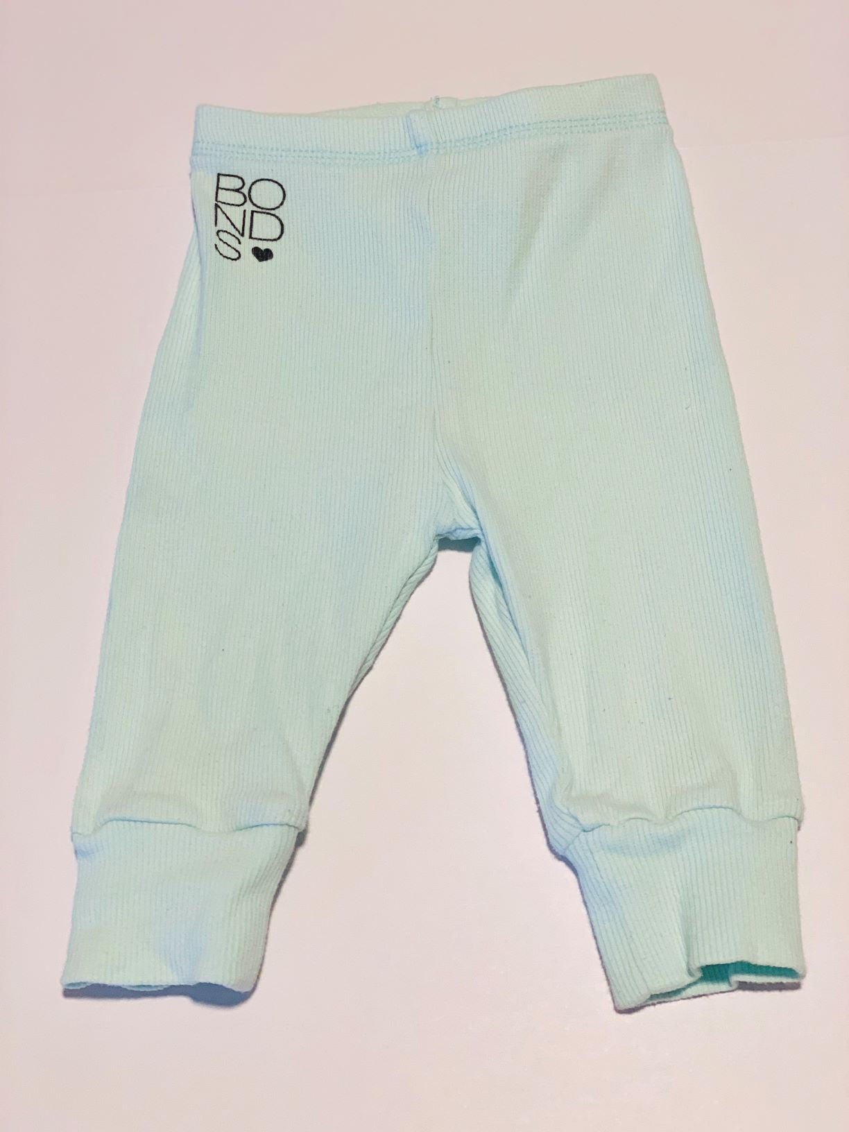 Aqua ribbed pants - Size 00