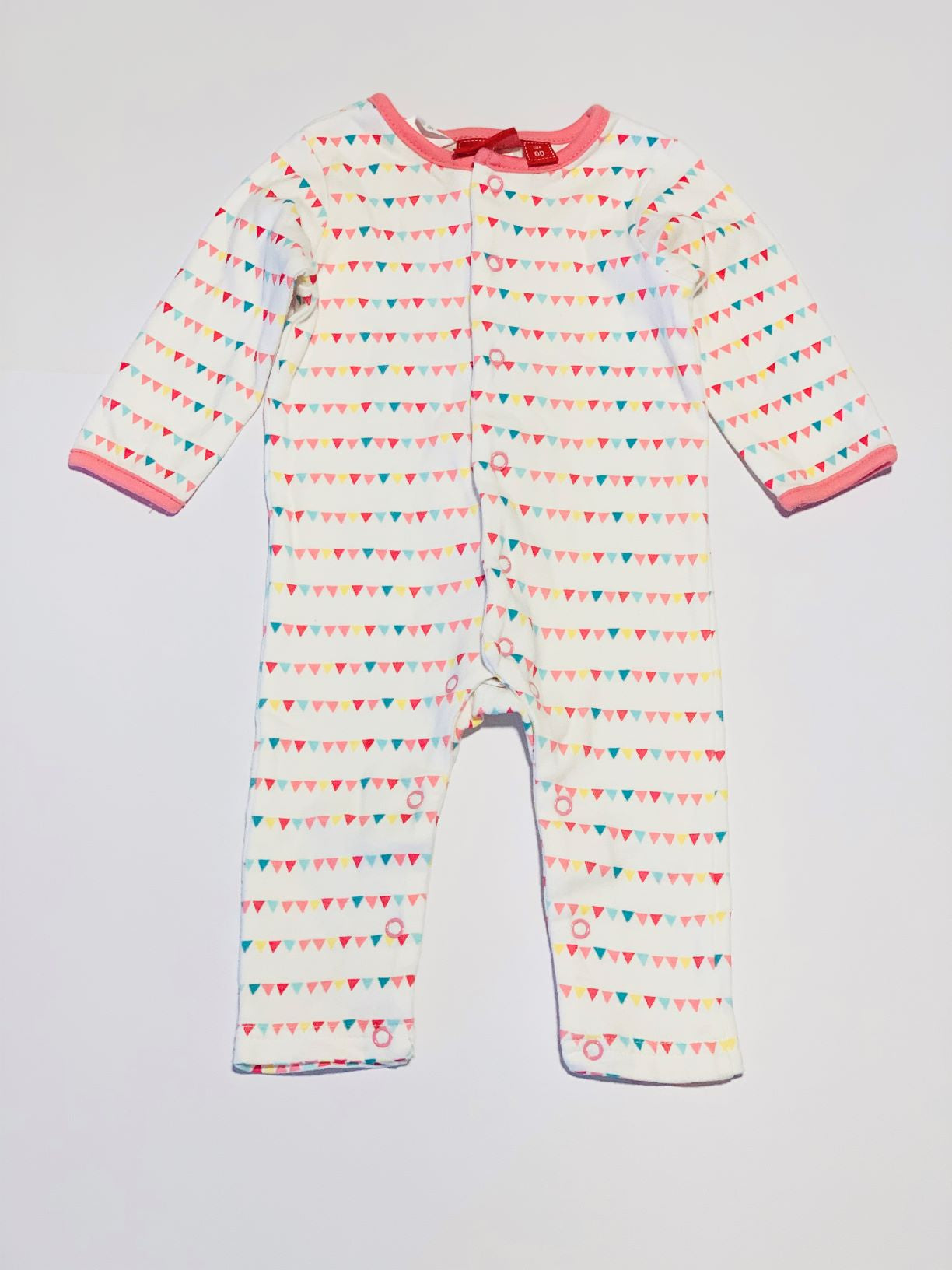 Bunting flags onesie - Size 00