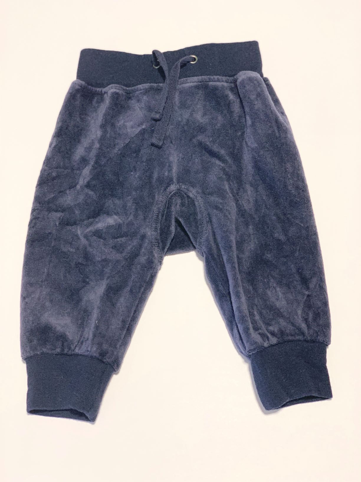 Navy velour pants - Size 00