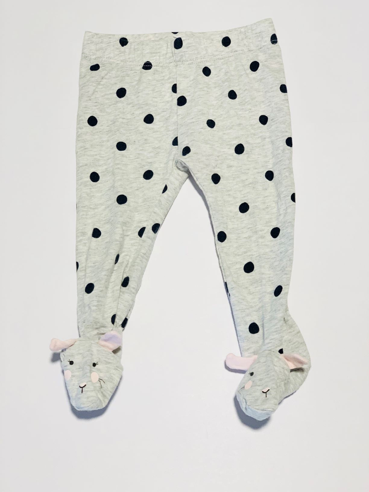 Bunny feet spotted pants - Size 00