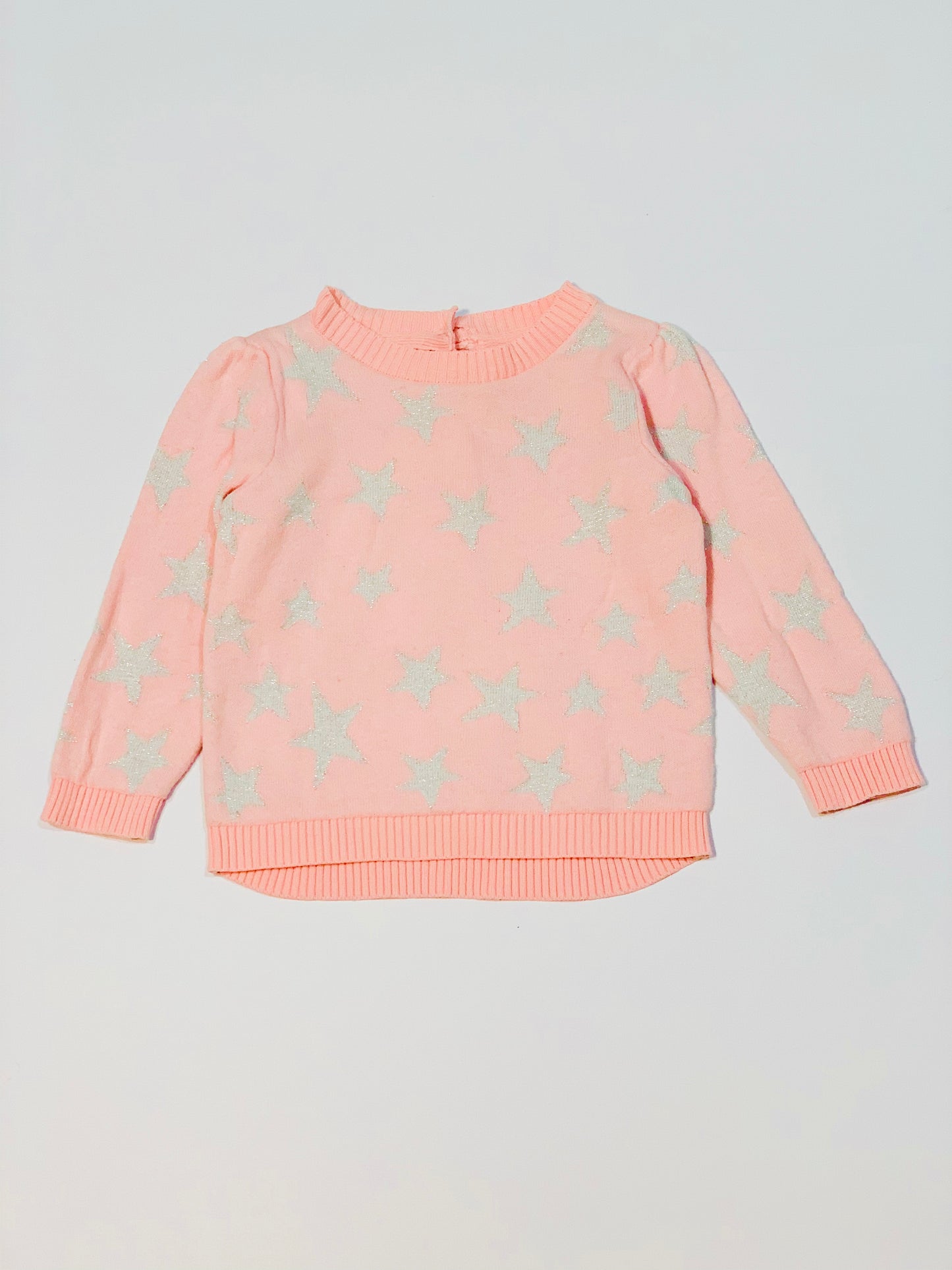Pink stars jumper - Size 0