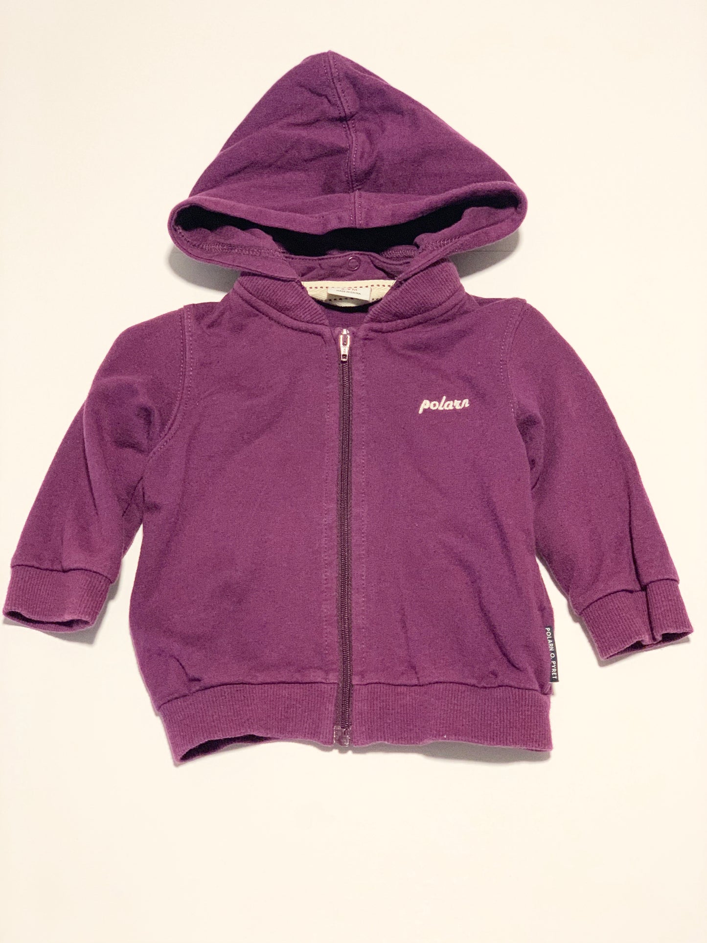 Purple hoodie - Size 6-9 months