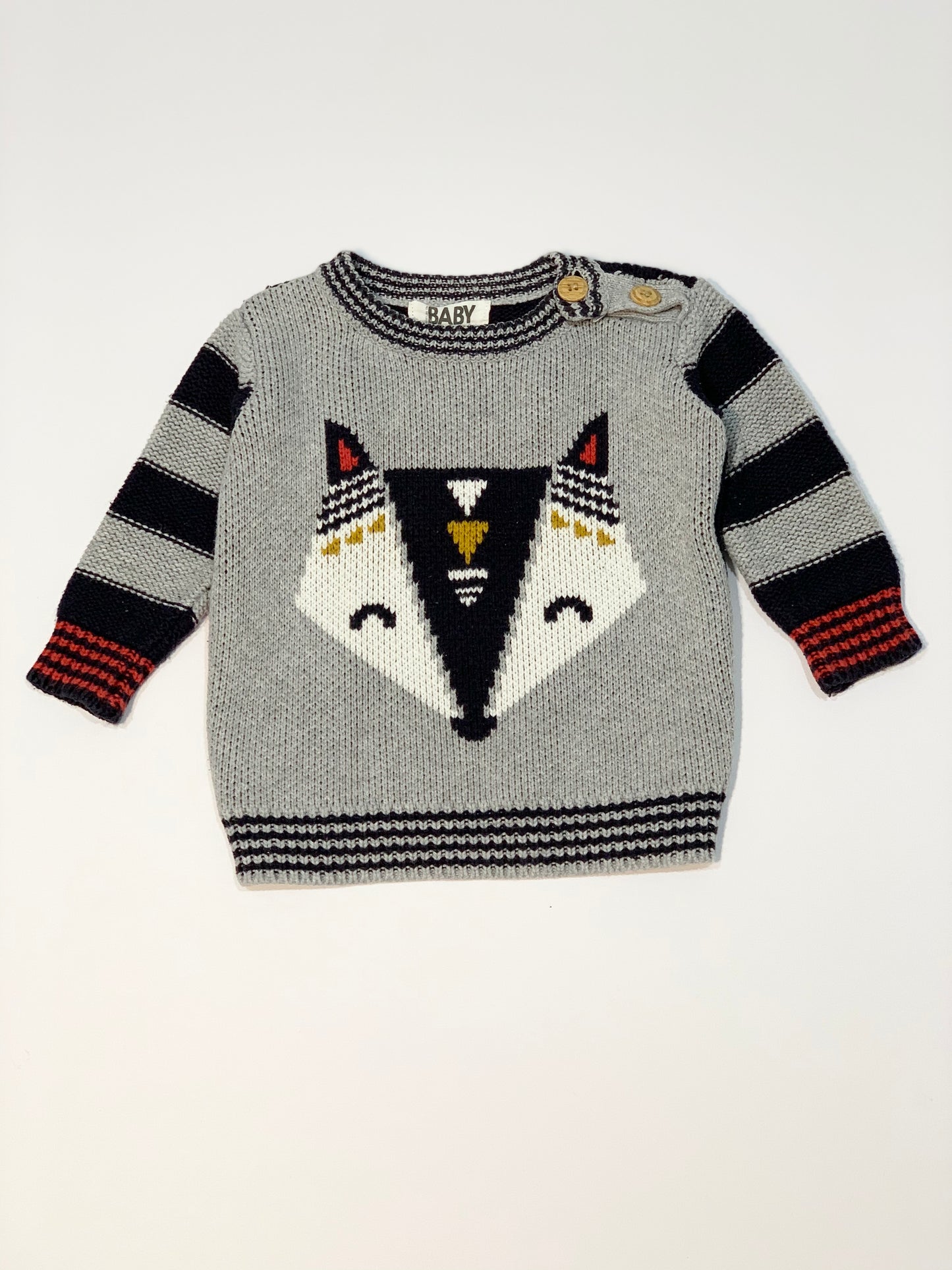 Fox knit jumper - Size 0