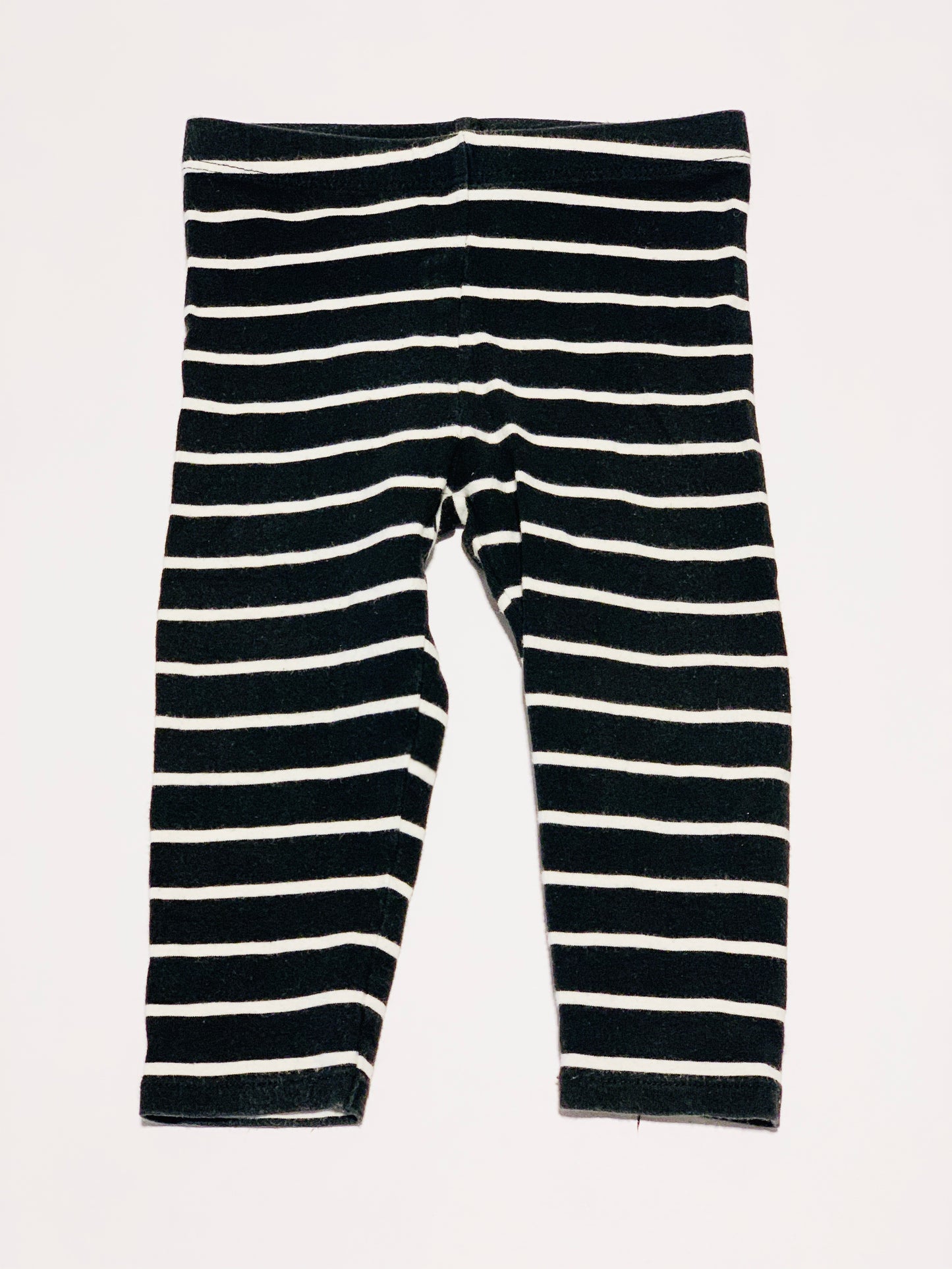 Black and white striped leggings - Size 0