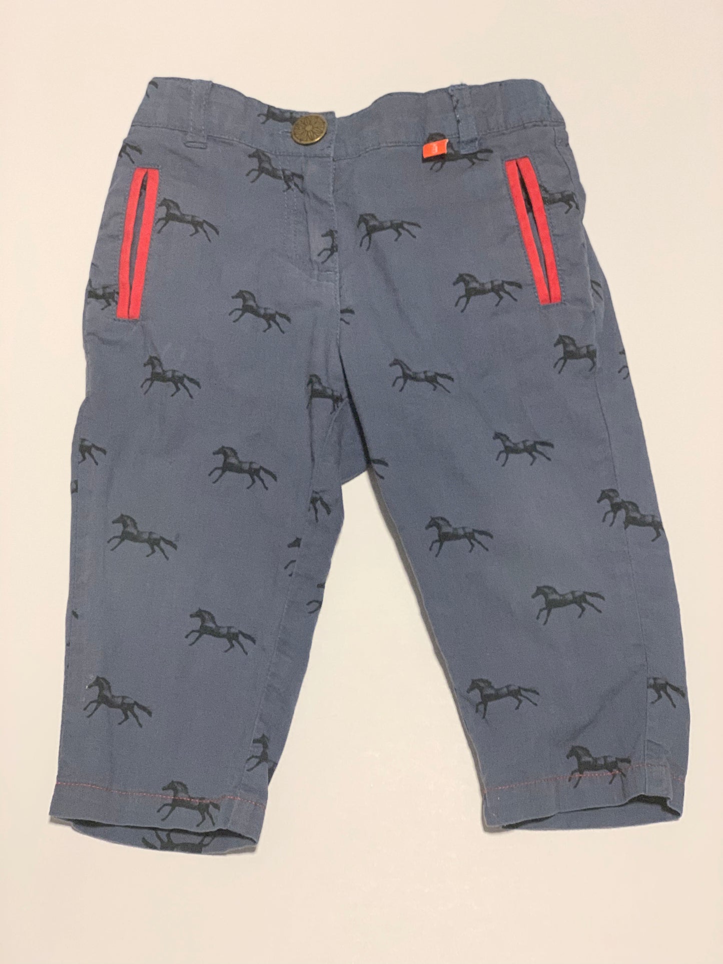 Blue horse pants - Size 0